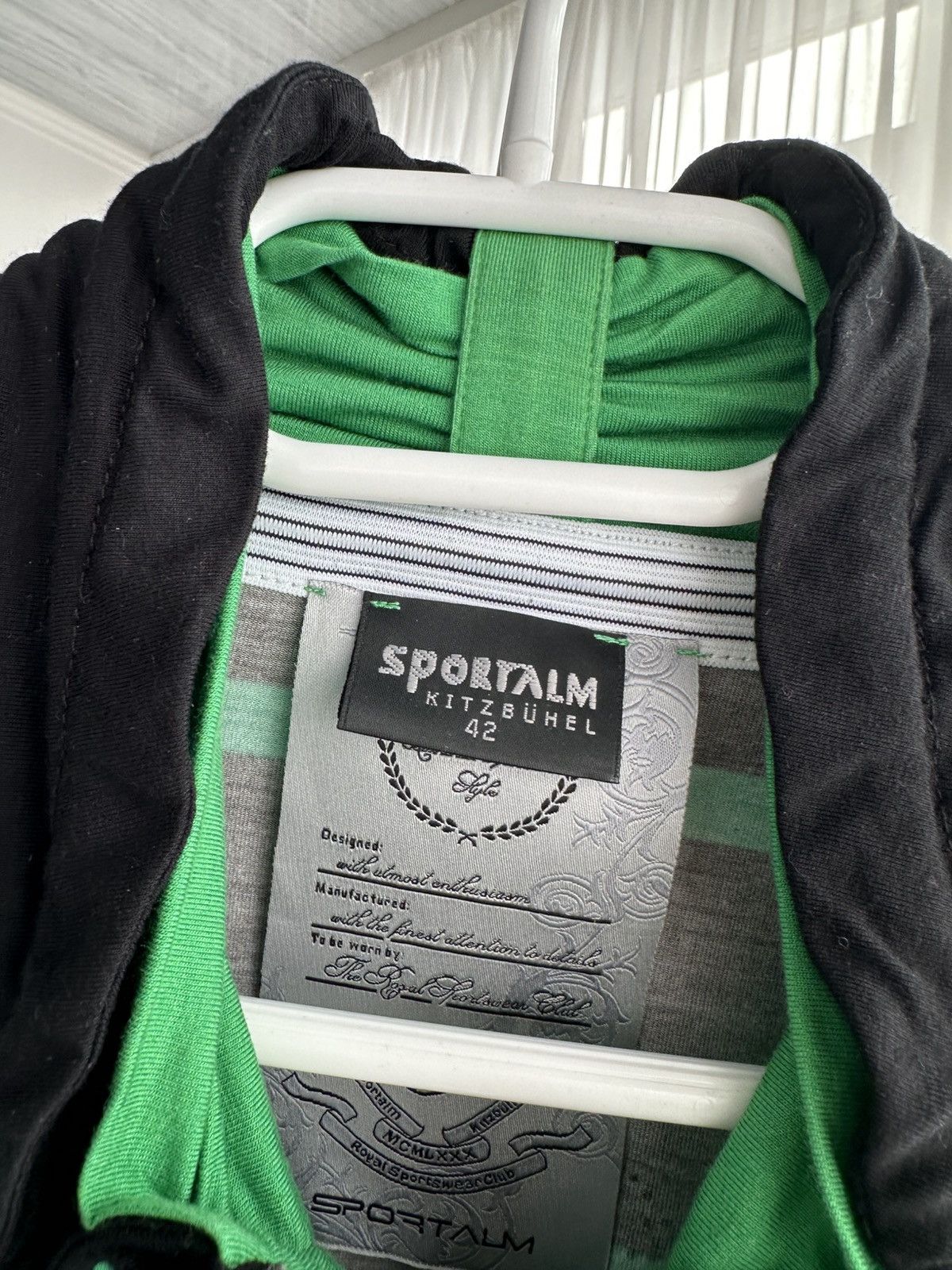 Sportalm Kitzbuhel × Vintage VTG SportalmKitzbuhel Designer Track Jacket with Rhinestones Size S / US 4 / IT 40 - 6 Thumbnail