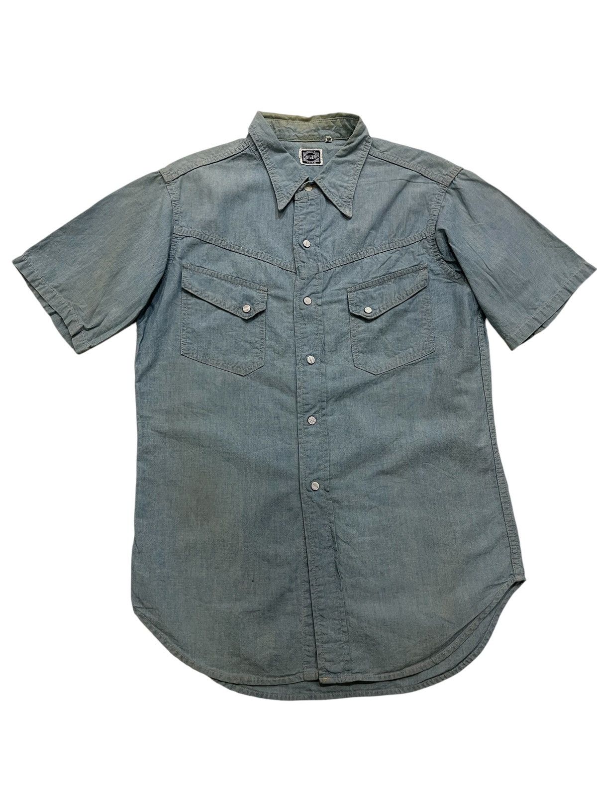 Pherrow's × Vintage VINTAGE 80’s PHERROW’S SNAP BUTTON SHIRT Size US M / EU 48-50 / 2 - 2 Thumbnail