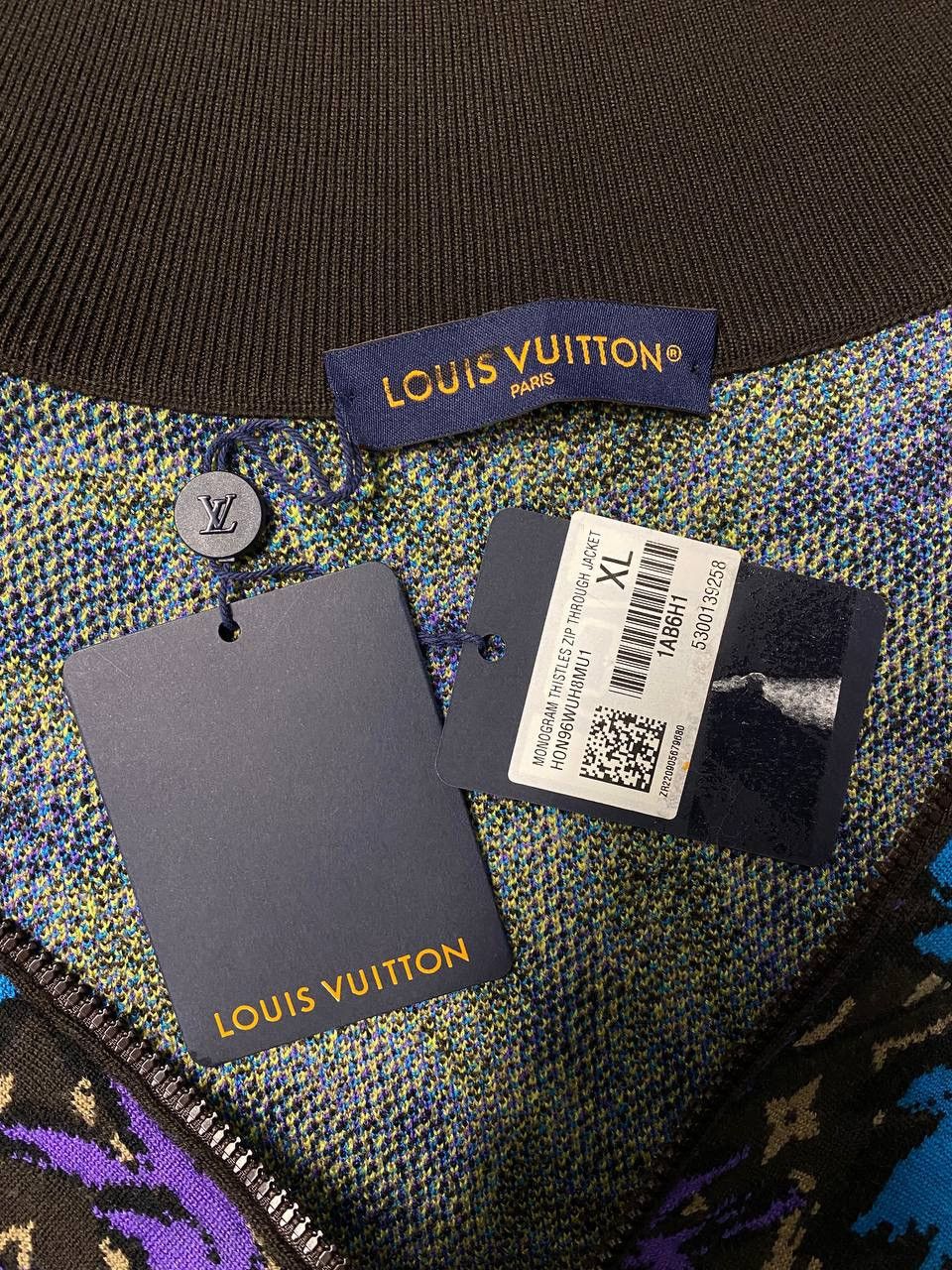 Louis Vuitton Louis Vuitton Monogram Knit Wool Jacket Size US XL / EU 56 / 4 - 7 Thumbnail
