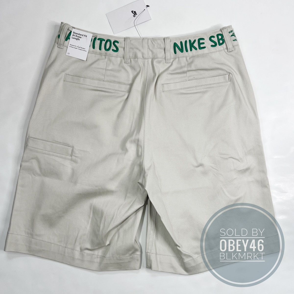 Nike Nike SB Jarritos Chino Shorts Tan Khaki Unreleased Size 32 Size US 32 / EU 48 - 2 Thumbnail