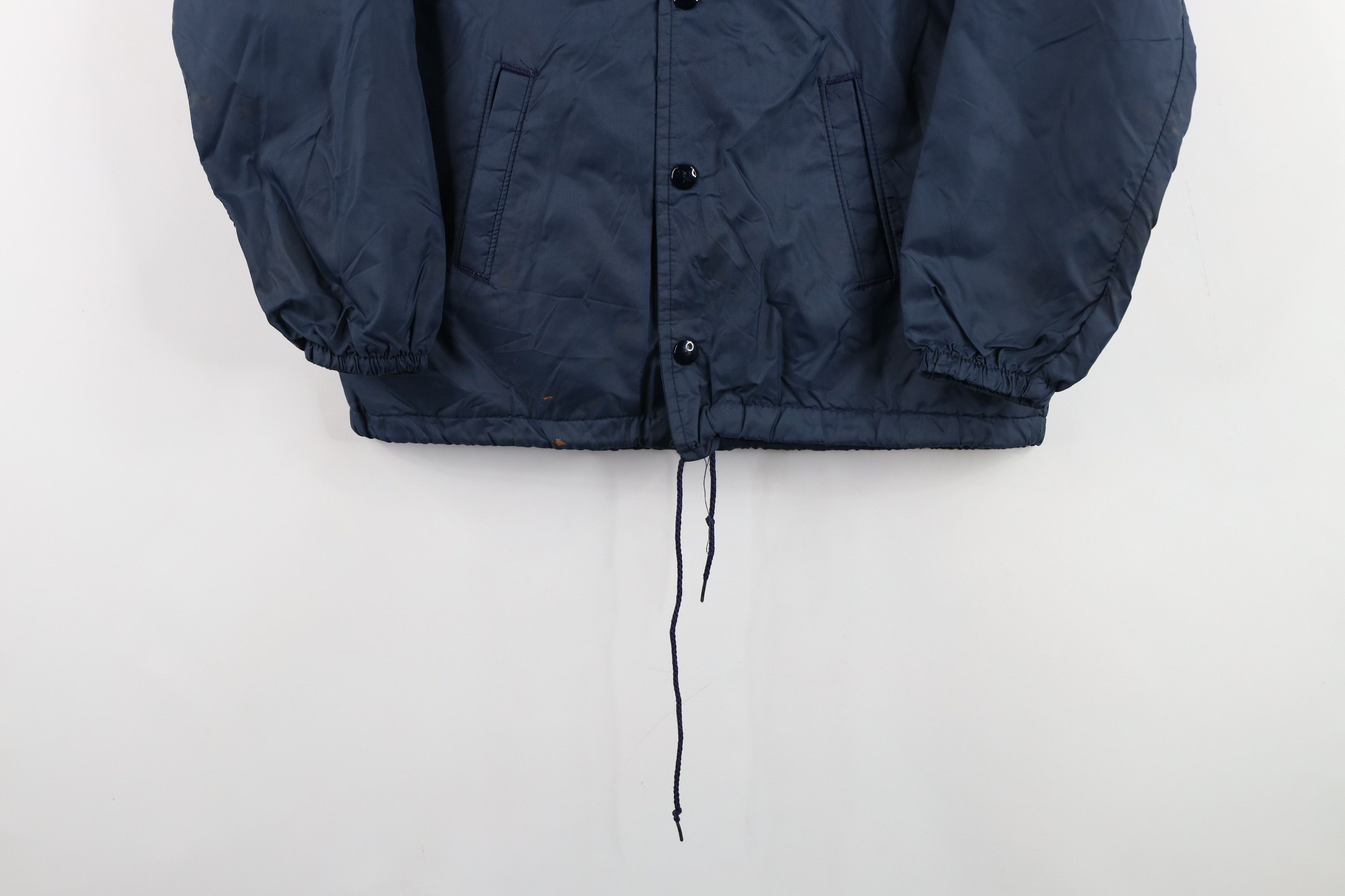 Champion × Vintage Vintage 80s Champion Dame University Coach Jacket Blue USA Size M / US 6-8 / IT 42-44 - 3 Thumbnail