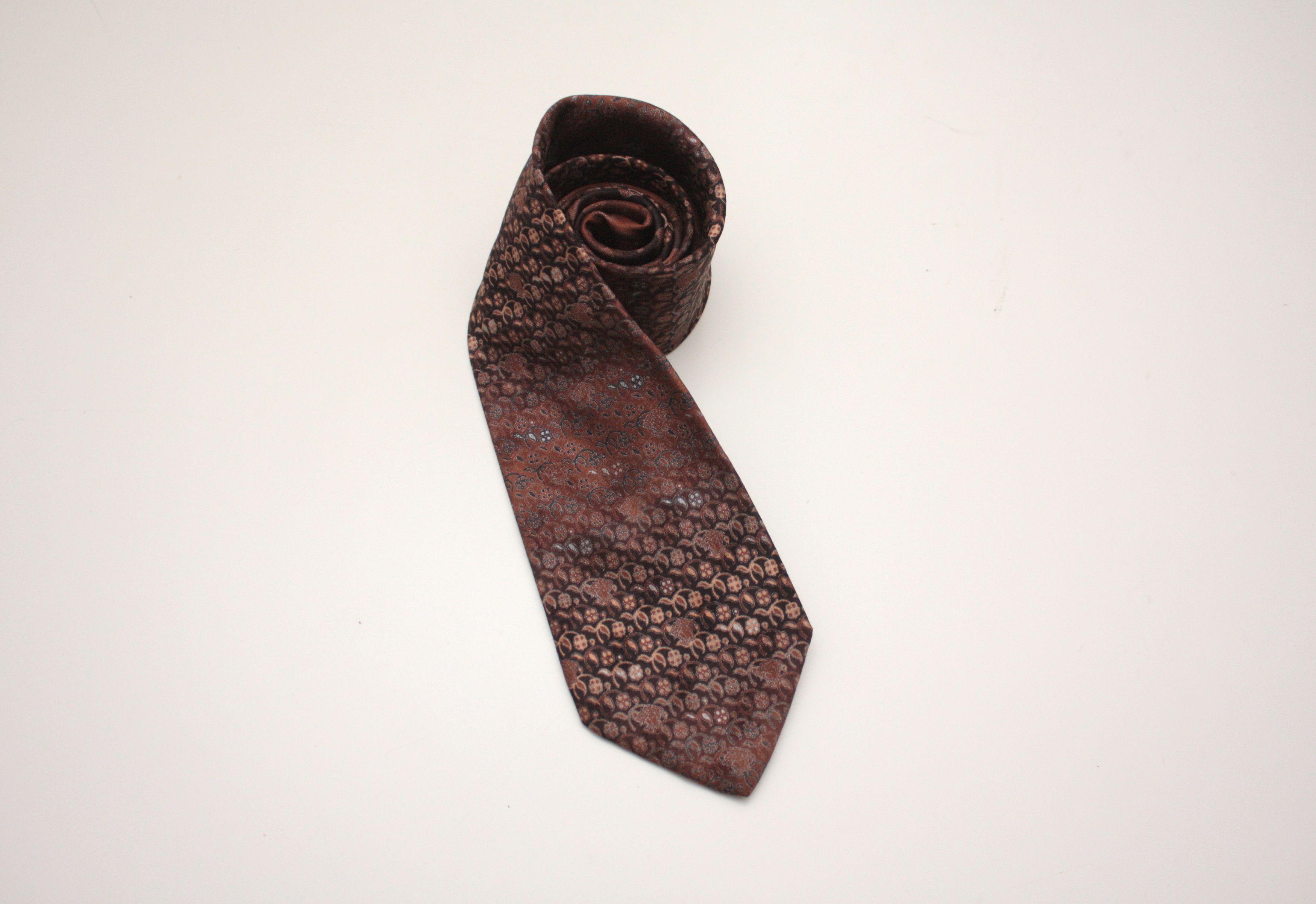 Versace Versace Brown Silk Tie Made In Italy Size ONE SIZE - 4 Thumbnail