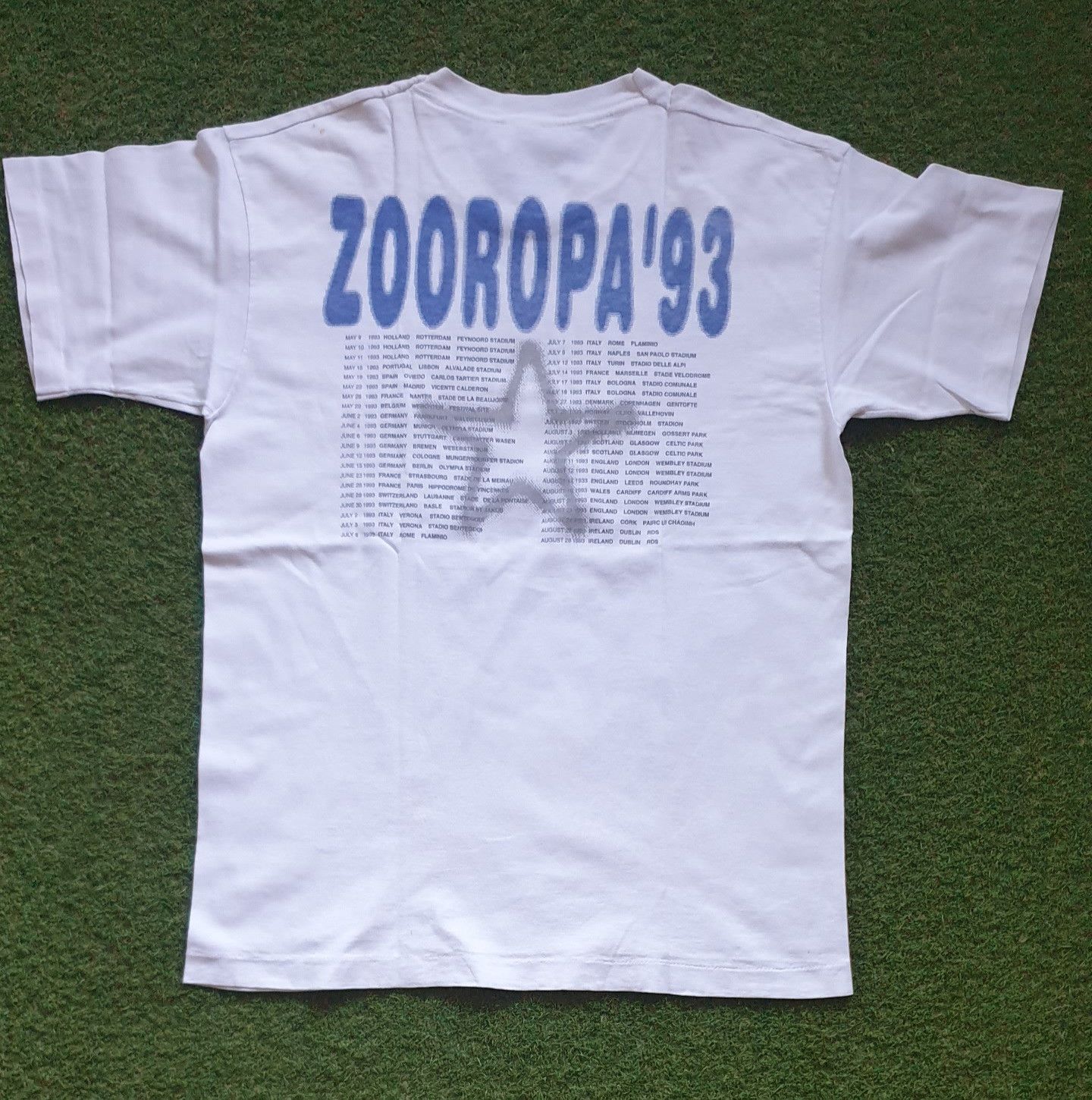 Band Tees × Fruit Of The Loom U2 - ZOOROPA TOUR 1993 Size US L / EU 52-54 / 3 - 3 Thumbnail