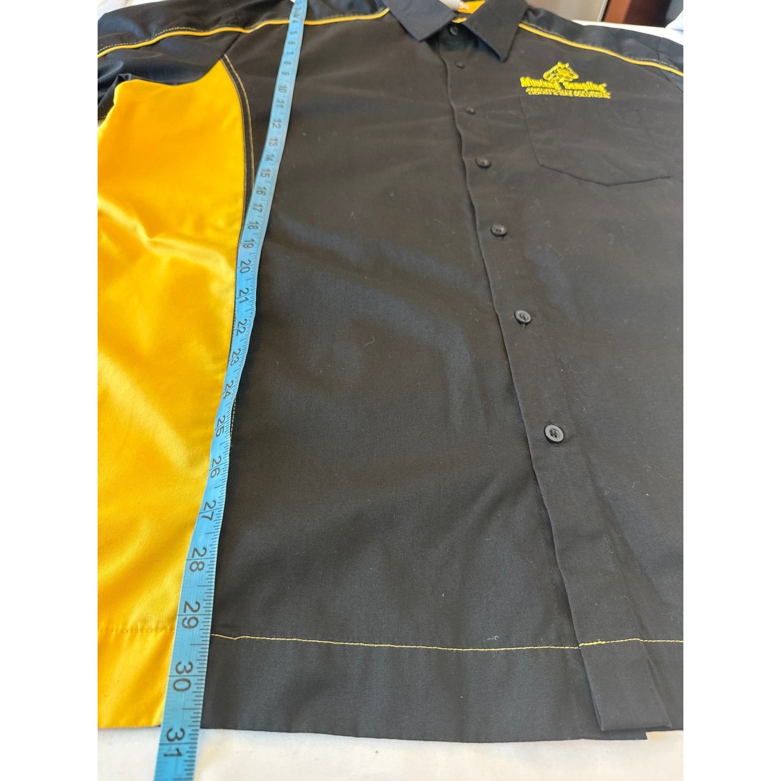 North End Mustang Sampling Racing/Work Shirt Black & Yellow XL Size US XL / EU 56 / 4 - 6 Thumbnail