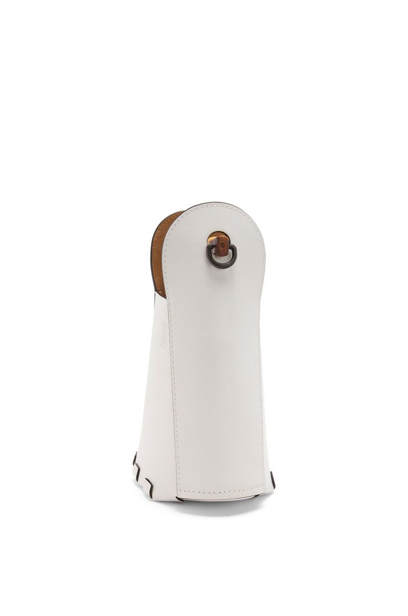 Loewe o1in1g0426 Size: OS / Bamboo Bucket Bag in Soft White Size ONE SIZE - 3 Thumbnail