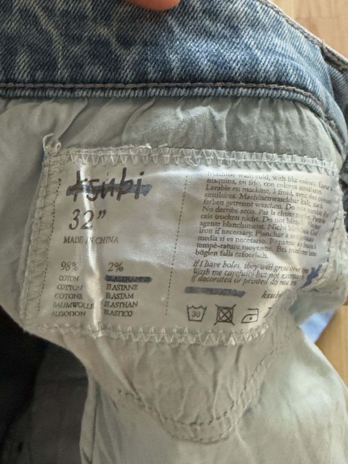 Ksubi Ksubi Chitch Punk Blue Thrashed Jean Size US 32 / EU 48 - 5 Thumbnail