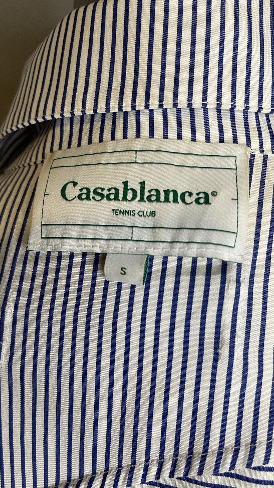 Casablanca Casablanca Tennis Club Japan Short Sleeve Stripe Shirt Size US S / EU 44-46 / 1 - 2 Thumbnail
