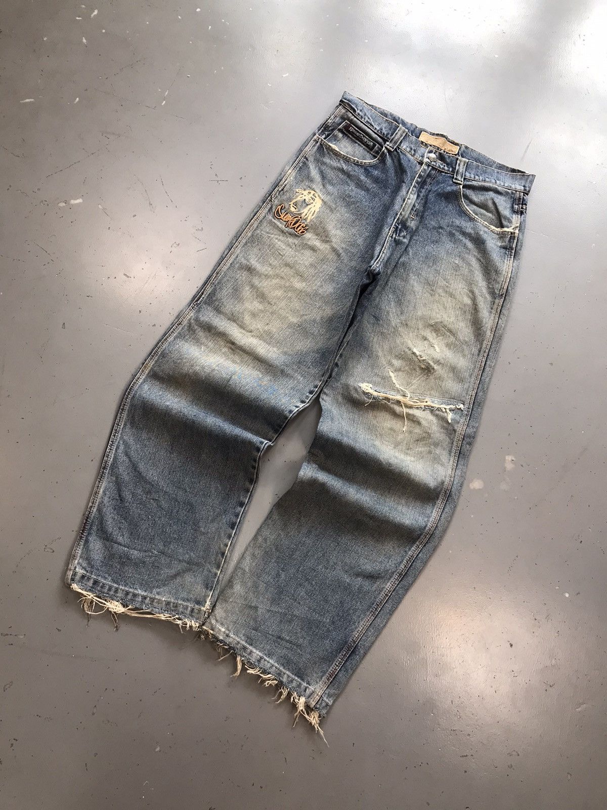Snoop Dogg × Vintage Vintage snoop dogg embroidered distressed denim Size US 34 / EU 50 - 3 Thumbnail