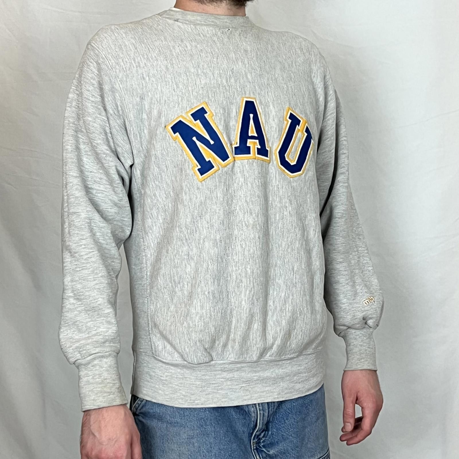Designer VTG 80S PRO WEAVE NAU UNIVERSITY COLLEGE SWEATSHIRT GRAY M Size US M / EU 48-50 / 2 - 8 Thumbnail