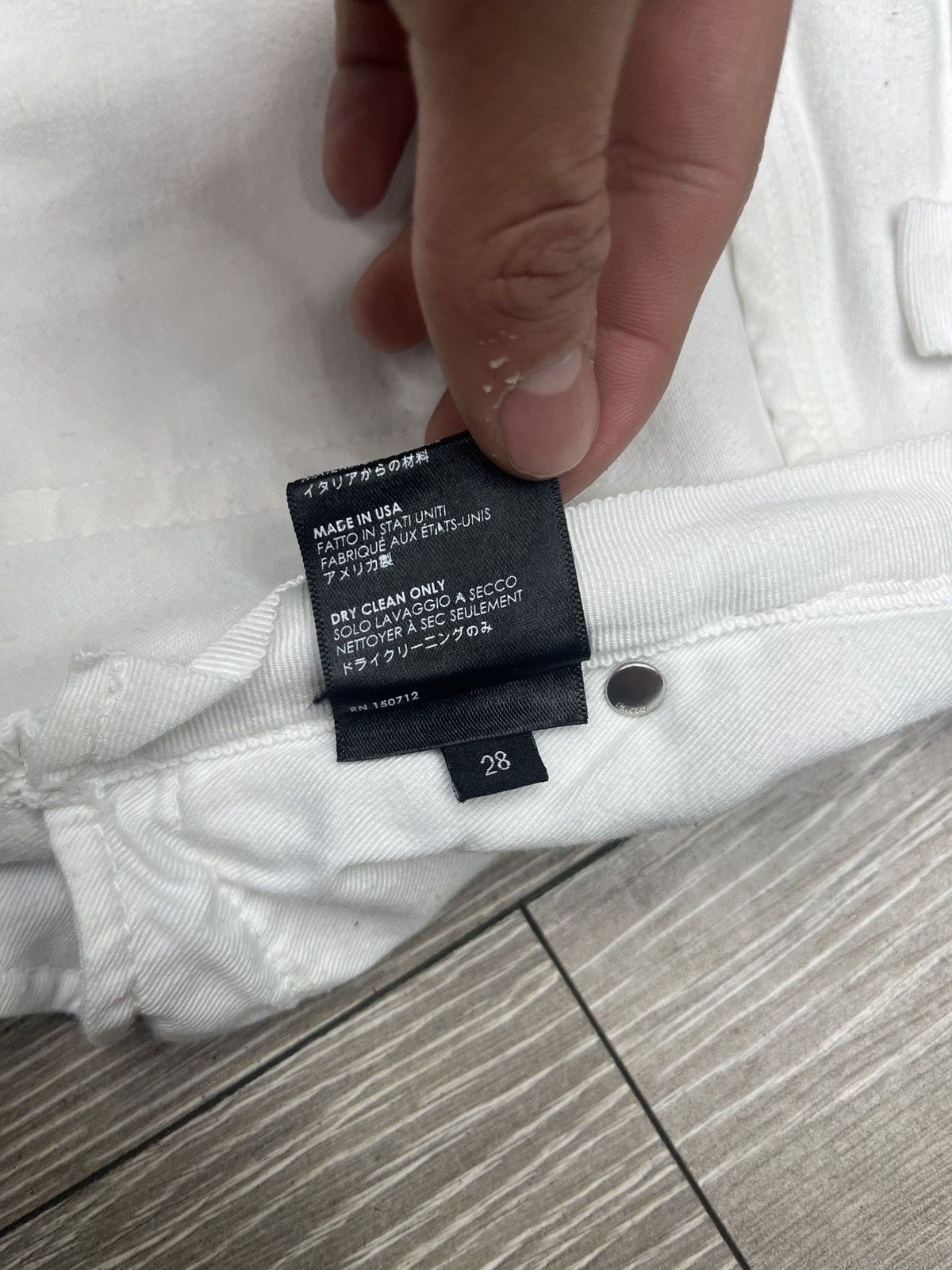 Amiri Amiri Mx1 White Patch Denim Jeans Size US 28 / EU 44 - 8 Thumbnail