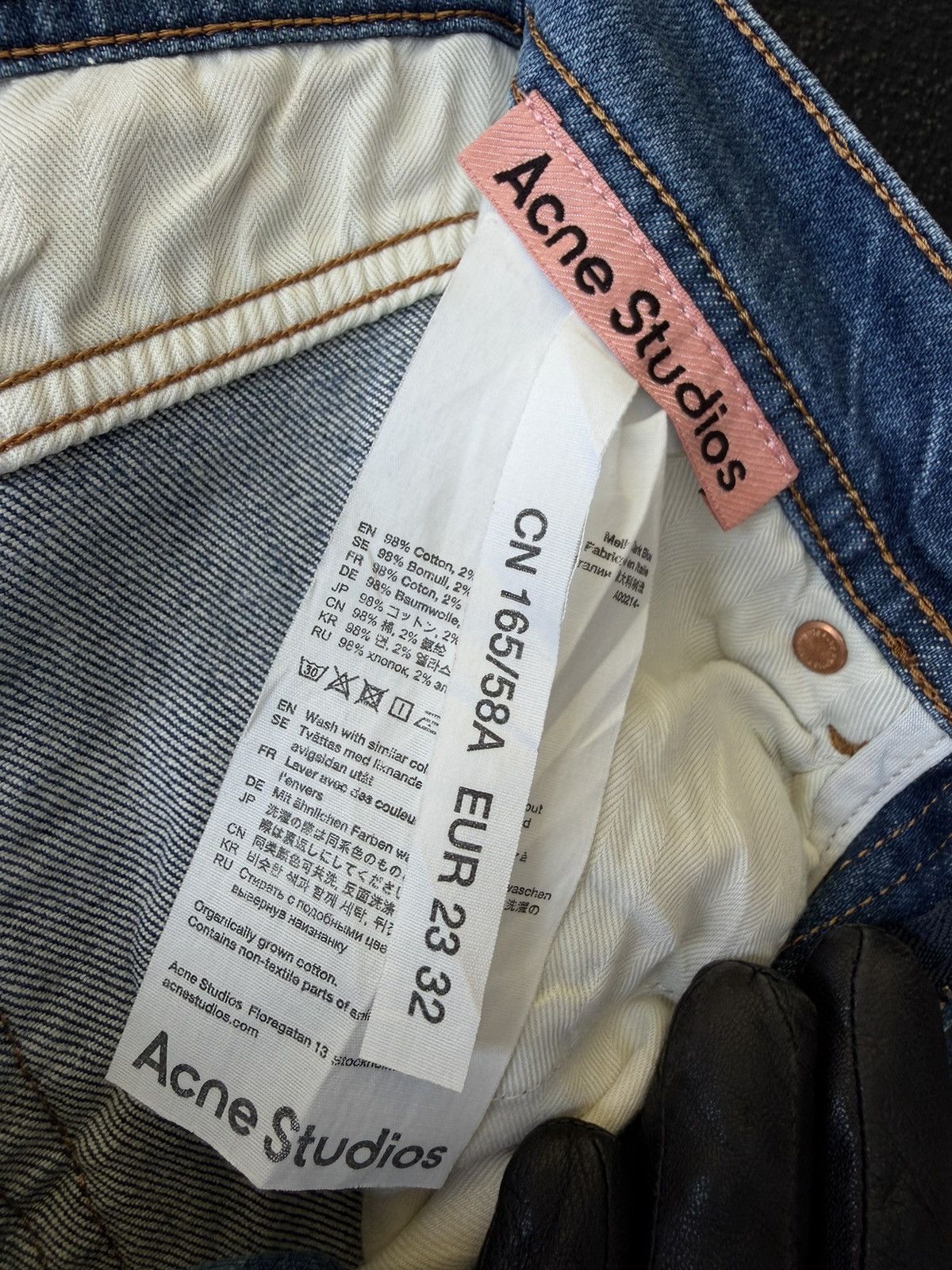 Acne Studios Acne Studios Vintage Wash Slim Fit Jeans Size 25" / US 0 / IT 36 - 7 Thumbnail