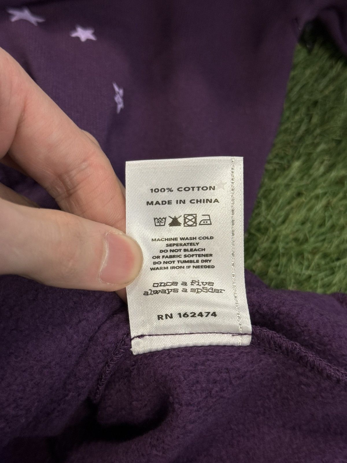 Sp5der Sp5der Worldwide Purple Yellow Hoodie Size L (NEW) Size US L / EU 52-54 / 3 - 7 Thumbnail