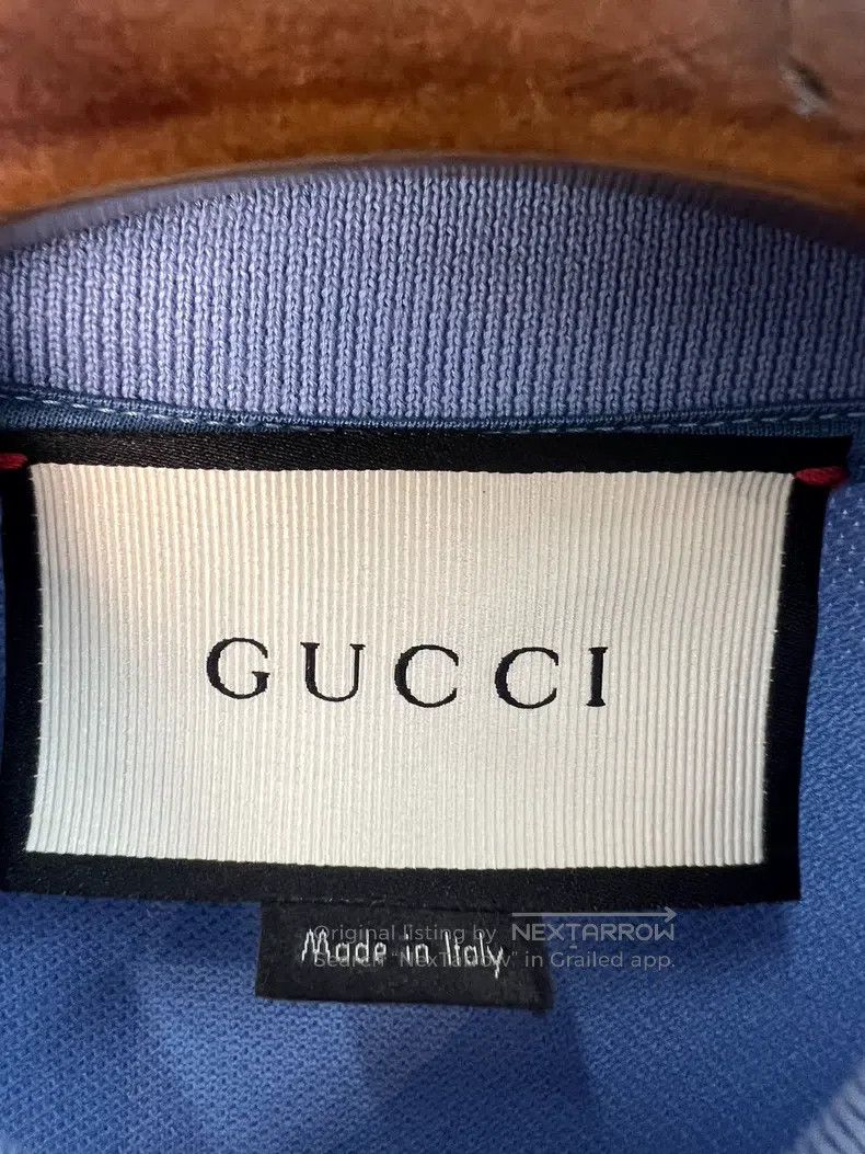 Gucci Gucci Striped cuffs talk about blue polo short sleeves Size US S / EU 44-46 / 1 - 4 Thumbnail