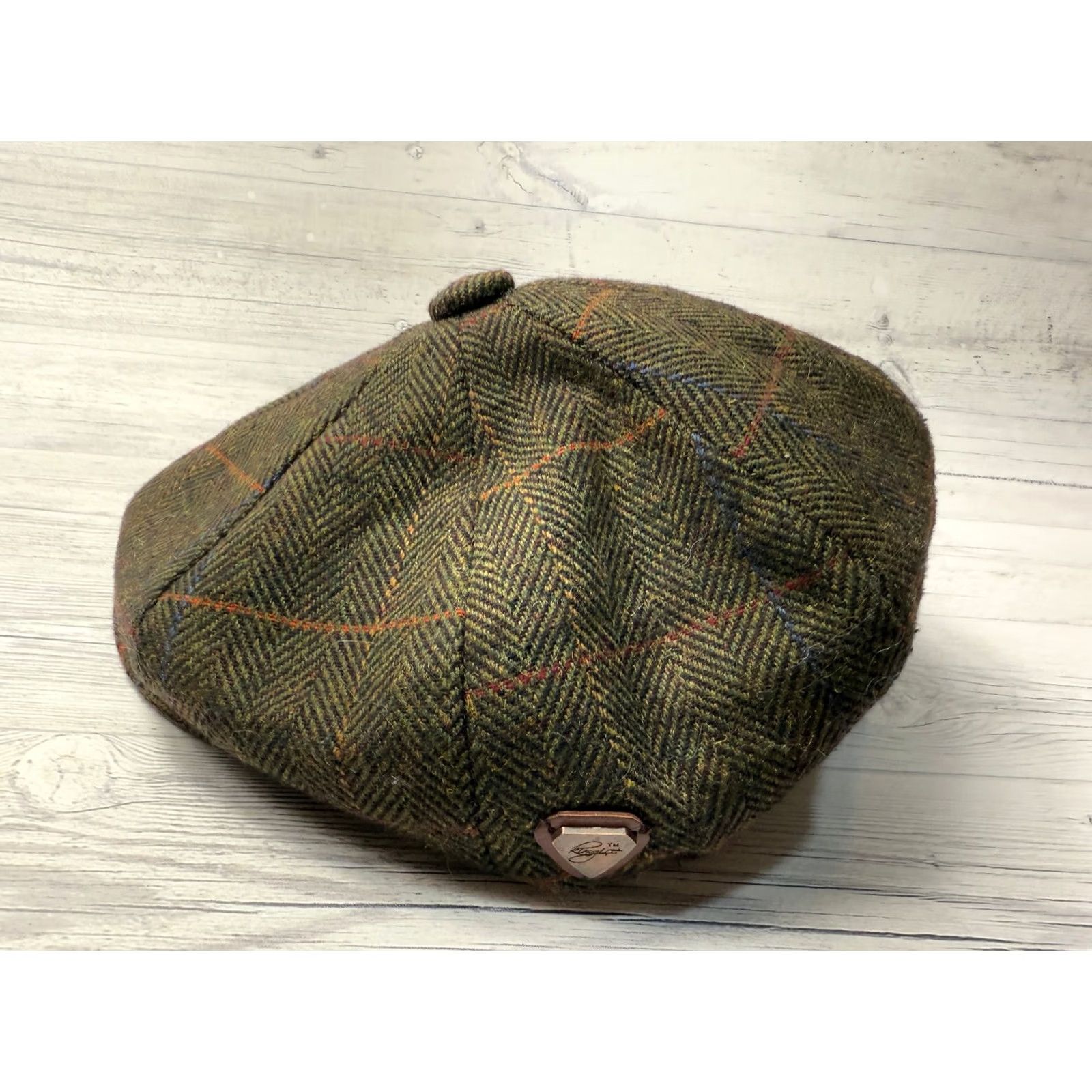 Vintage King Ice Green Flat Cap S/M Men's Cap Small/Medium Green Flat Cap King Ice Cap Mens Size ONE SIZE - 4 Thumbnail