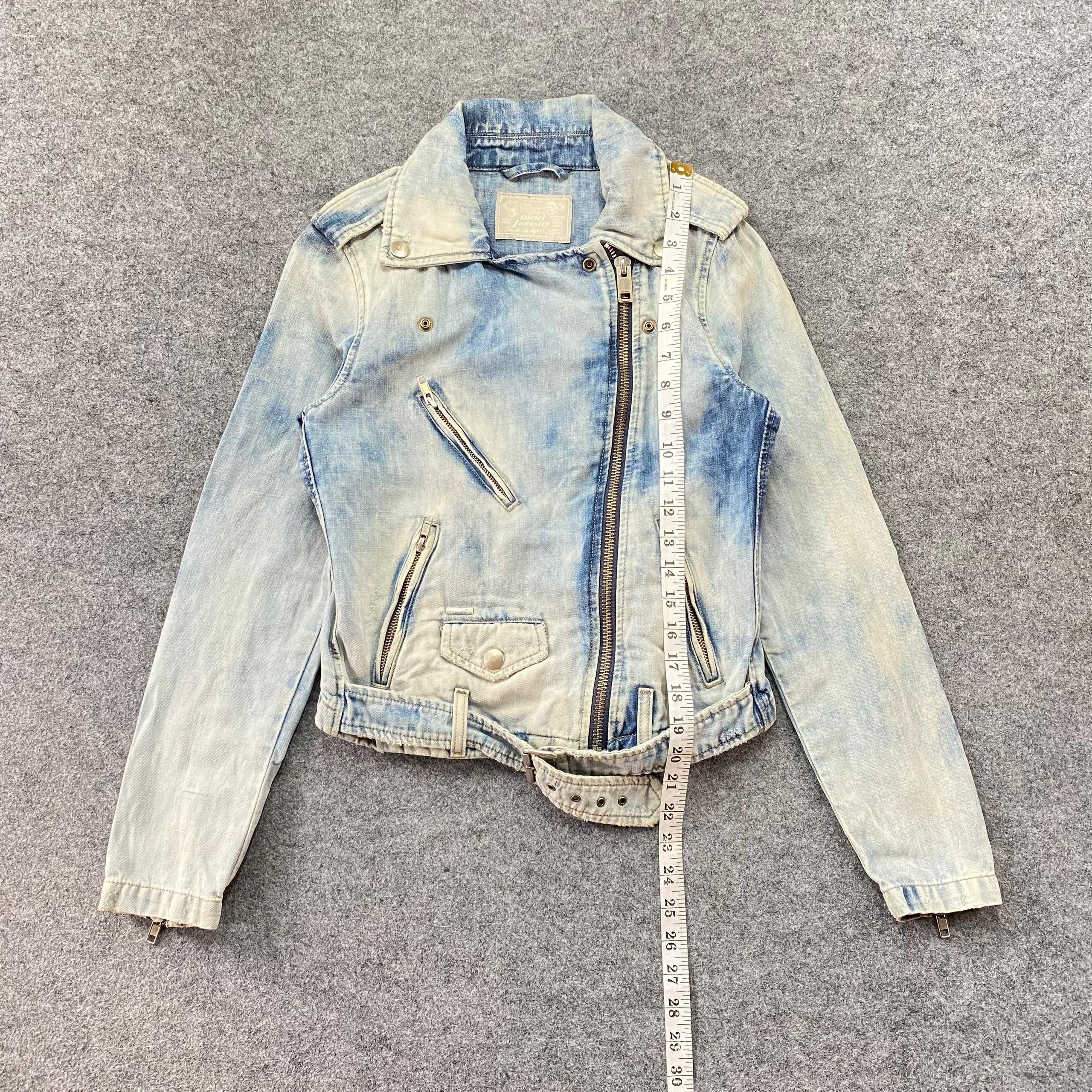 Diesel Vintage Diesel Industry Punk Denim Jacket Size L / US 10 / IT 46 - 3 Thumbnail