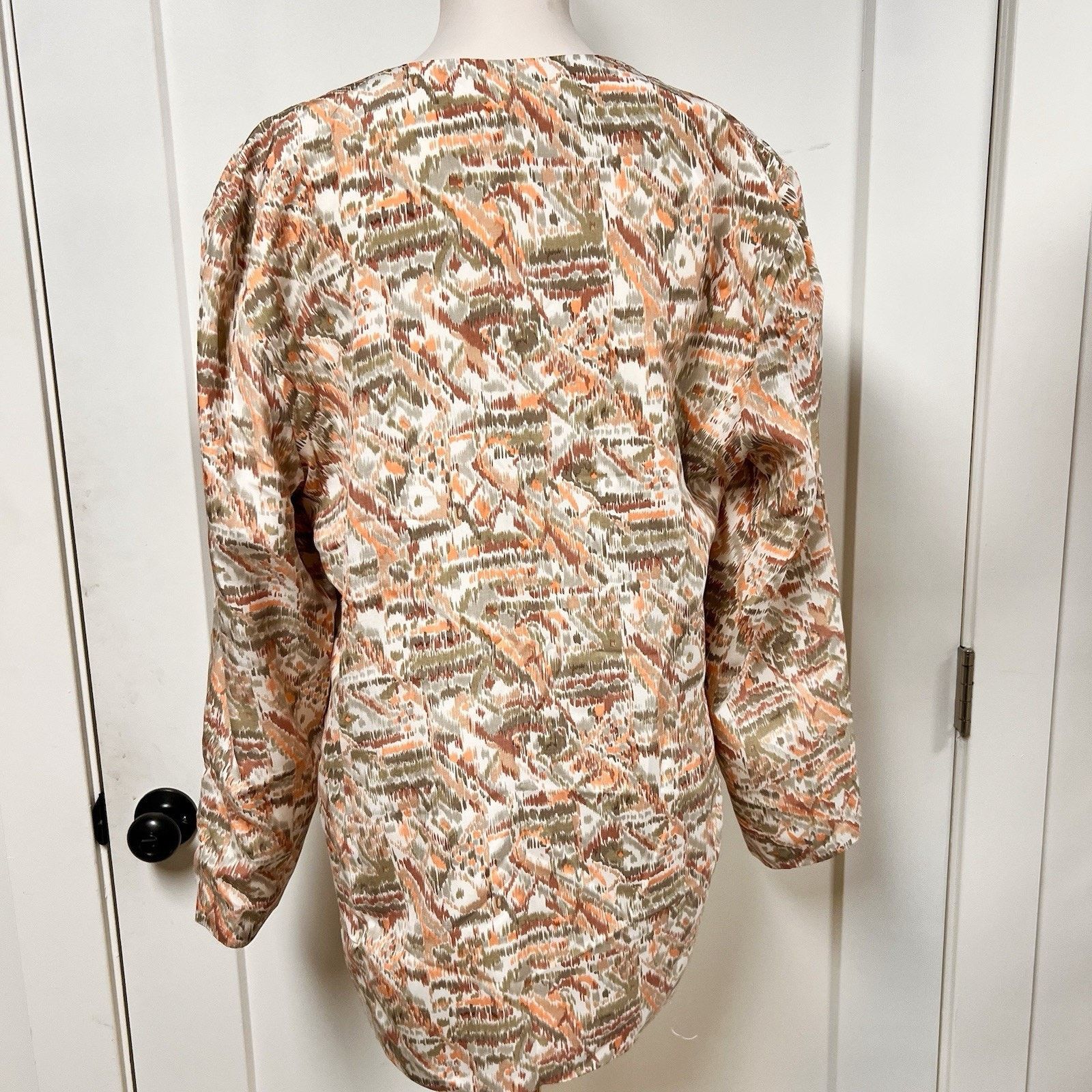 Other Vintage Paul Alexander 100% Silk Blazer (M) Oversized Jacket Size M / US 6-8 / IT 42-44 - 3 Thumbnail