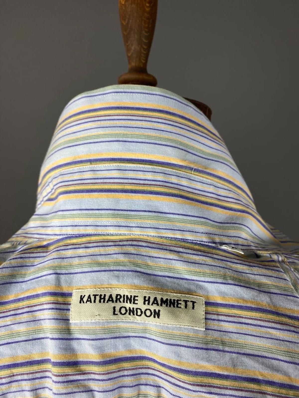 Katharine Hamnett London Katharine Hamnett London Stripe Shirt Size 41 / 16 Size US M / EU 48-50 / 2 - 3 Thumbnail