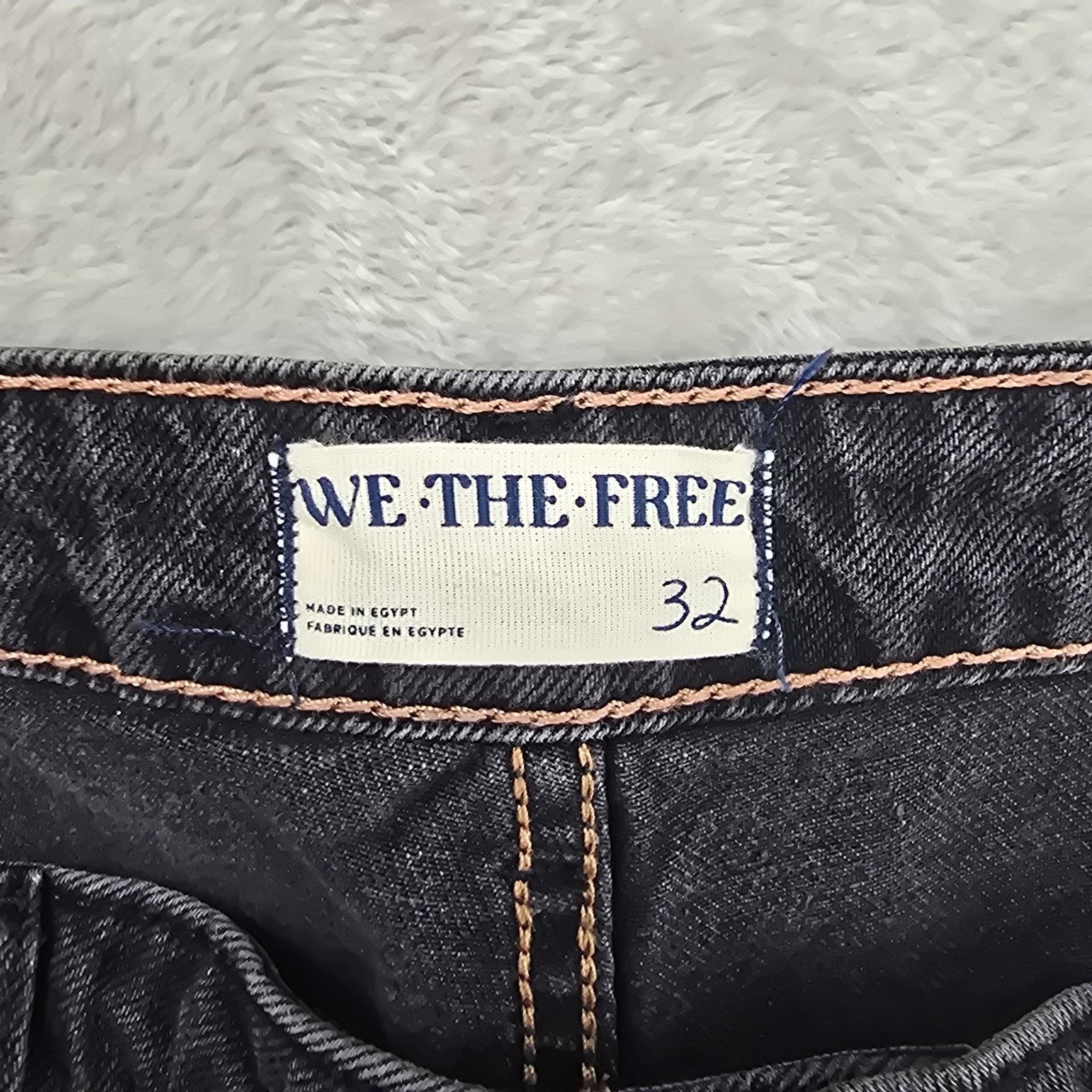 Free People Free People We The Free Pacifica Slim Straight Leg Jeans 32 Size 32" / US 10 / IT 46 - 6 Thumbnail