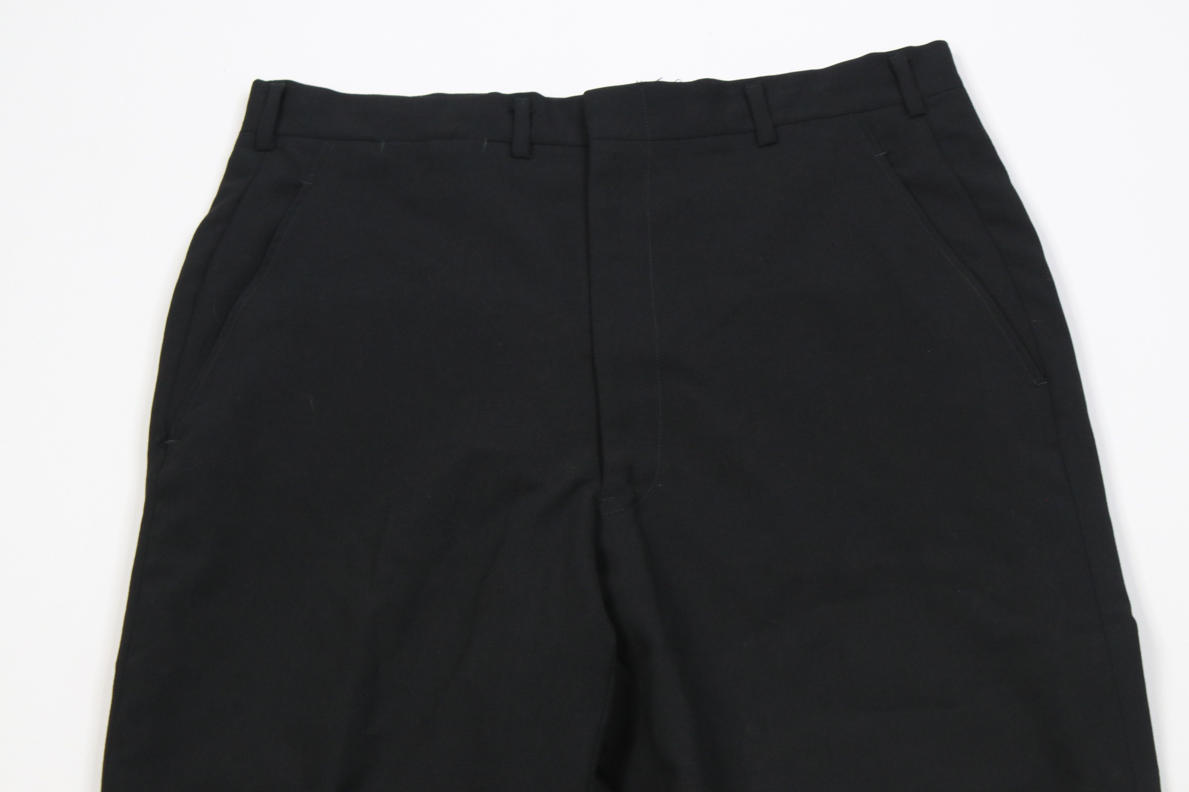 Vintage Vintage 50s 60s Streetwear Wool Knit Chino Pants Black USA Size US 32 / EU 48 - 2 Thumbnail