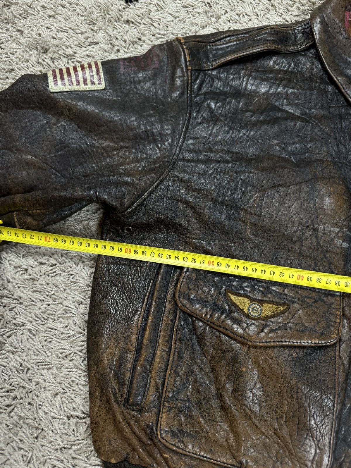Avirex × Vintage Vintage leather jacket Avirex “Chinese Order” original item Size US XL / EU 56 / 4 - 9 Thumbnail