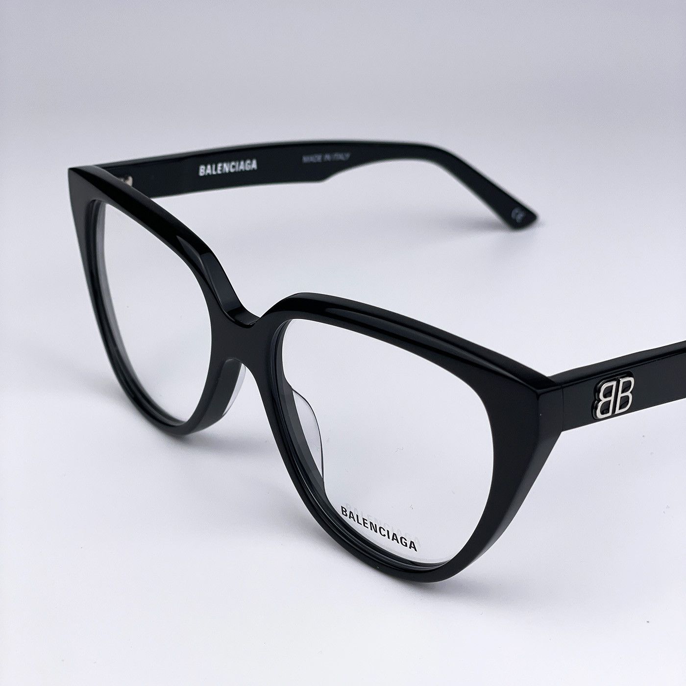 Balenciaga NEW Balenciaga BB0129O 001 Black Butterfly Women Eyeglasses Size ONE SIZE - 3 Thumbnail