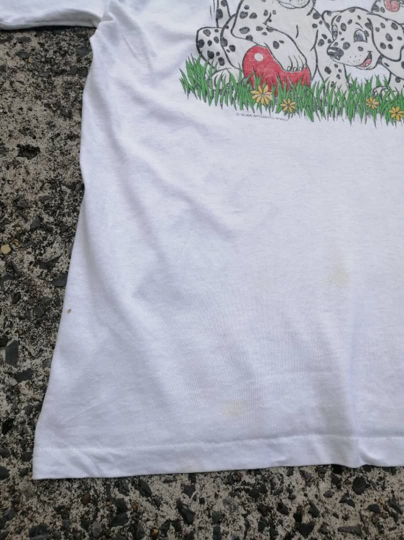 Hanes × Vintage Vintage 90s Hanes Dog Cartoon Graphic Tee Size US M / EU 48-50 / 2 - 9 Thumbnail