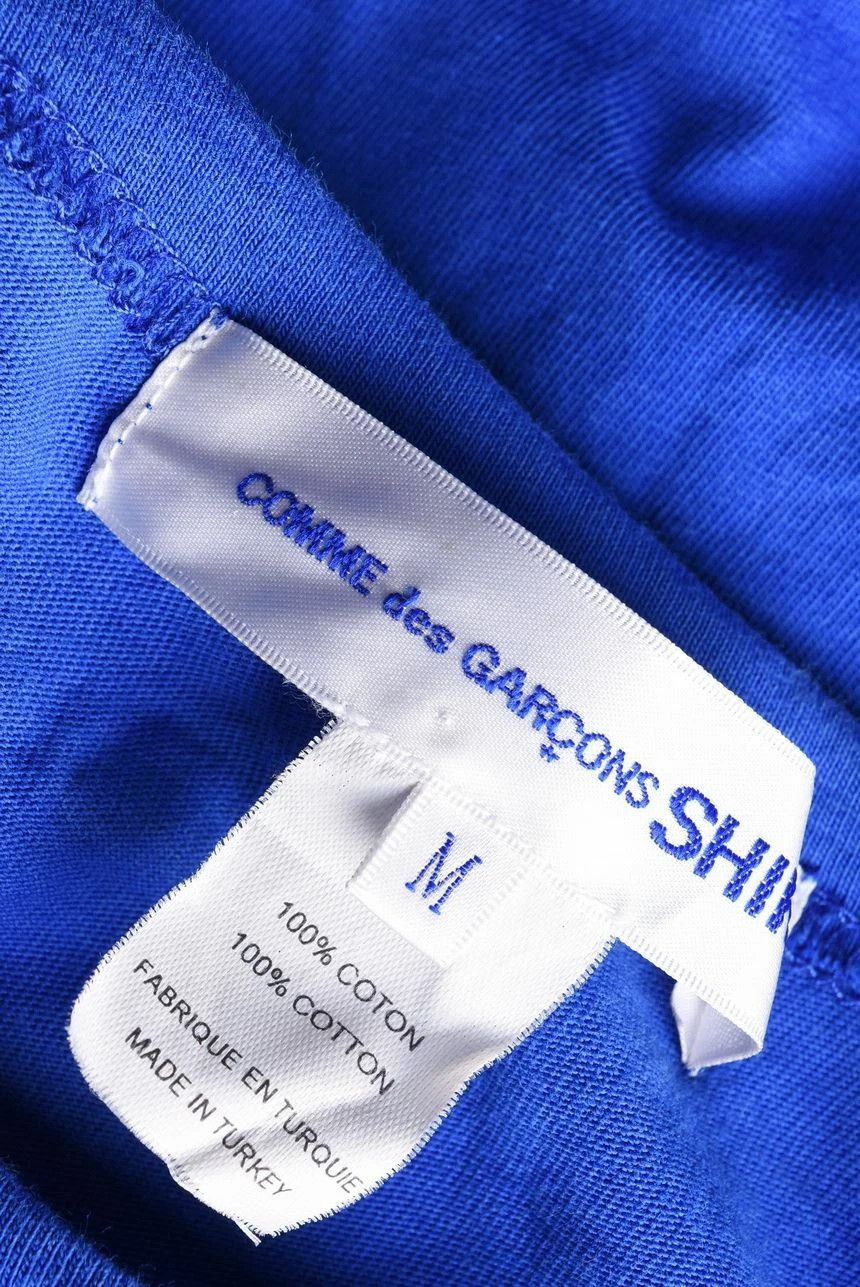 Comme des Garcons Comme des Garcons SHIRT Long Sleeve T-Shirt Blue Size M Size US M / EU 48-50 / 2 - 3 Thumbnail