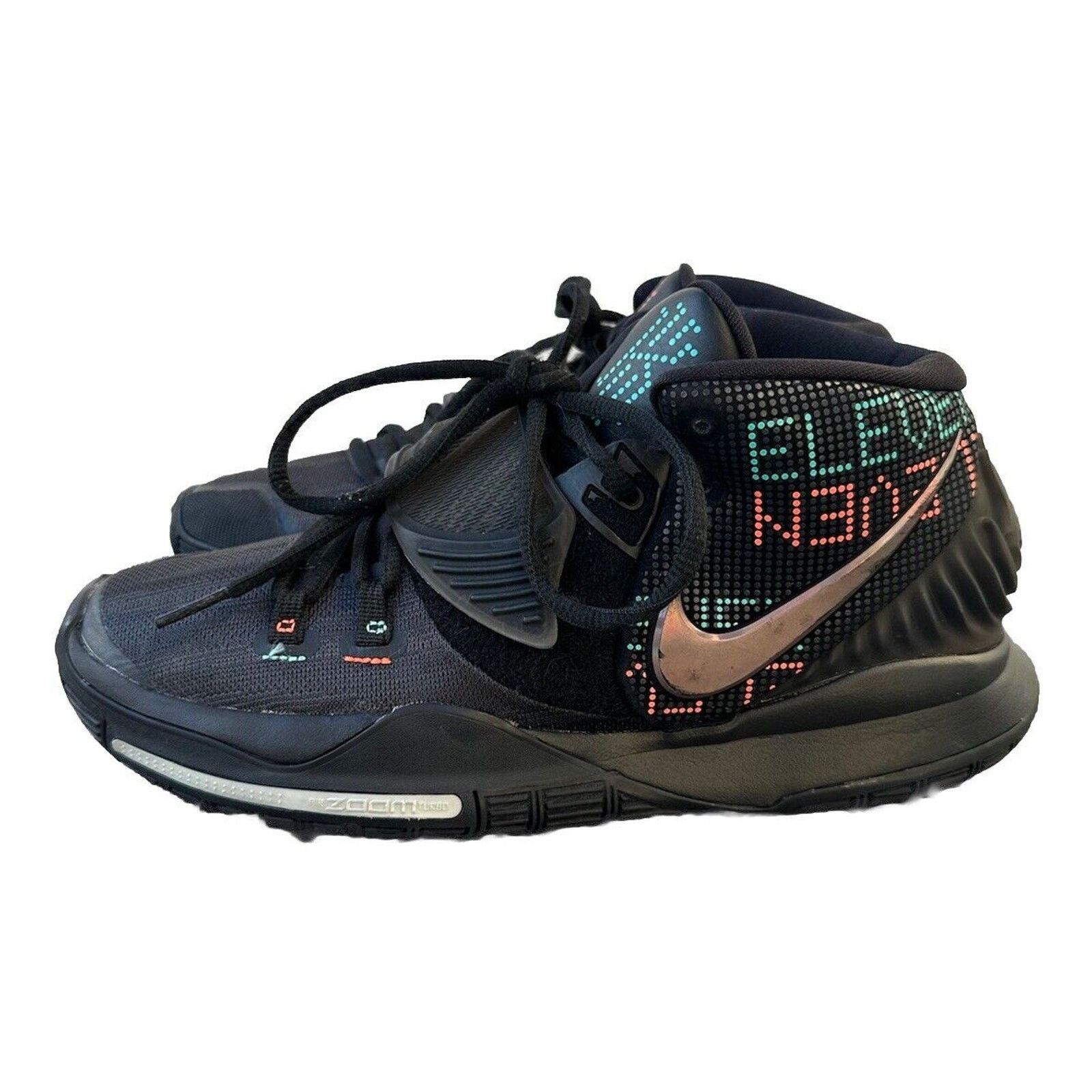 Nike Nike Kyrie 6 Shot Clock Mens Black Athletic Basketball Size US 8 / EU 41 - 2 Thumbnail