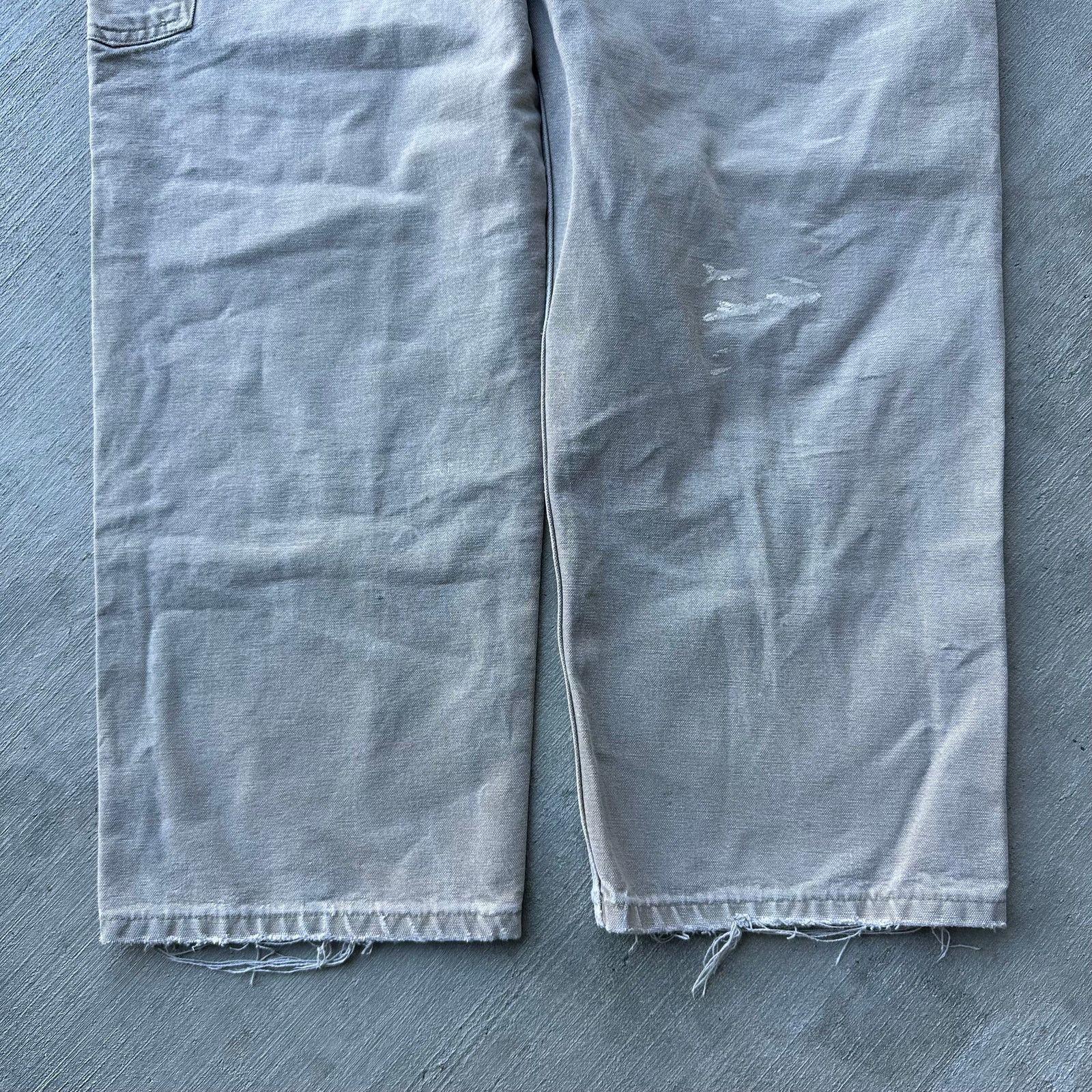 Carhartt × Vintage Carhartt TAN brown double knee work wear carpenter pants Size US 34 / EU 50 - 6 Thumbnail