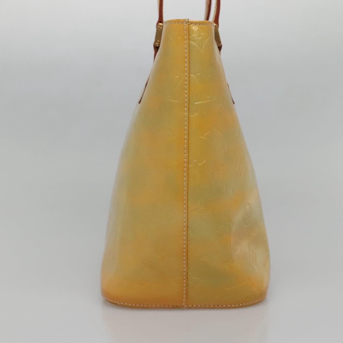 Louis Vuitton LOUIS VUITTON Monogram Vernis Houston Hand Bag Gris M91053 Size ONE SIZE - 4 Thumbnail
