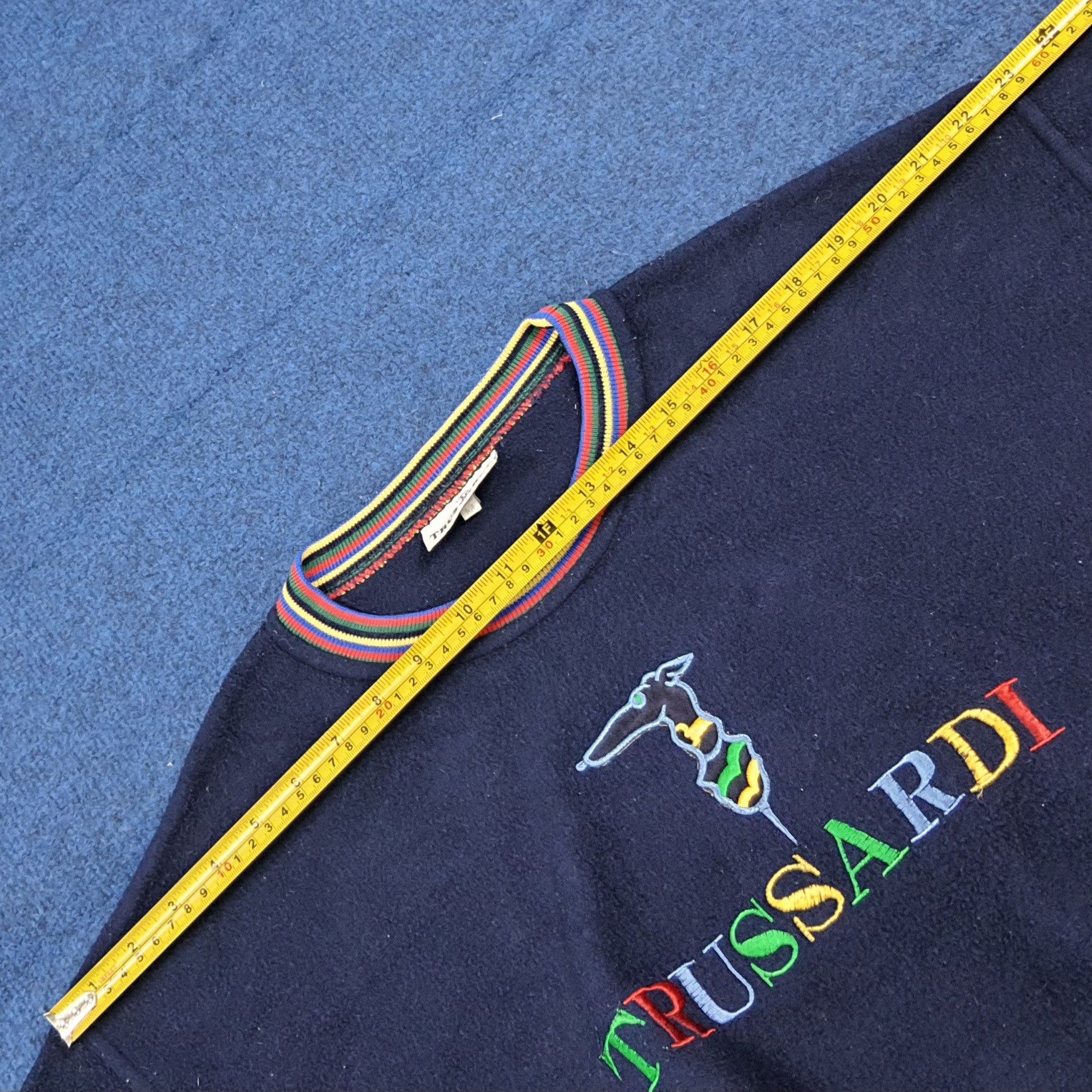 Trussardi Vintage Trussardi Italy Embroidered Logo Sweatshirt C281N18 Size US M / EU 48-50 / 2 - 11 Thumbnail