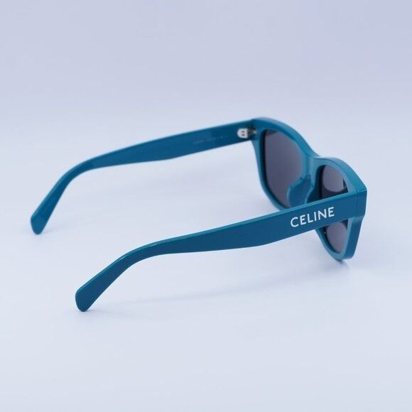 Celine New Celine CL40249U 87A Sunglasses - Neon Turquoise Frame Size ONE SIZE - 9 Thumbnail