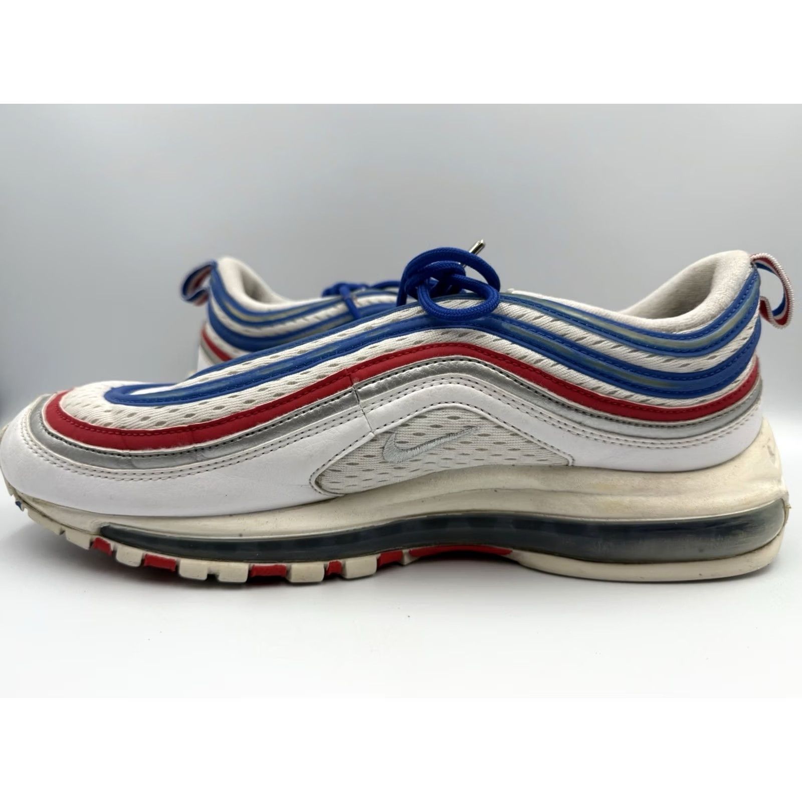 Nike VINTAGE Nike Air Max 97 All Star Sneaker Men 11 Blue White Red 921826-404 Size US 10 / EU 43 - 4 Thumbnail