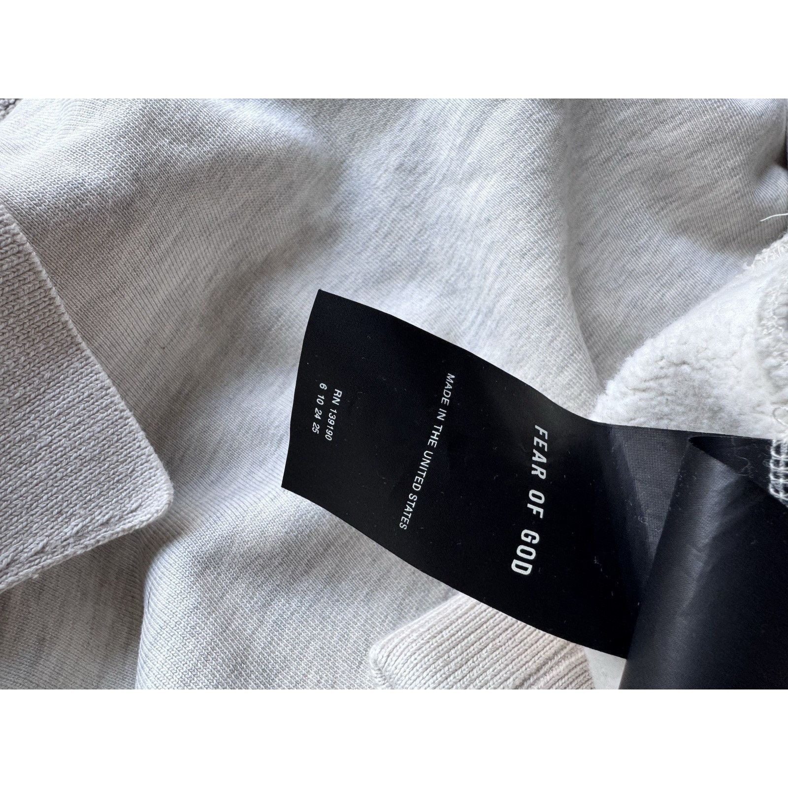 Fear of God Fear of God Eternal Fleece Polo - Warm Heather Oatmeal / M Size US M / EU 48-50 / 2 - 4 Thumbnail