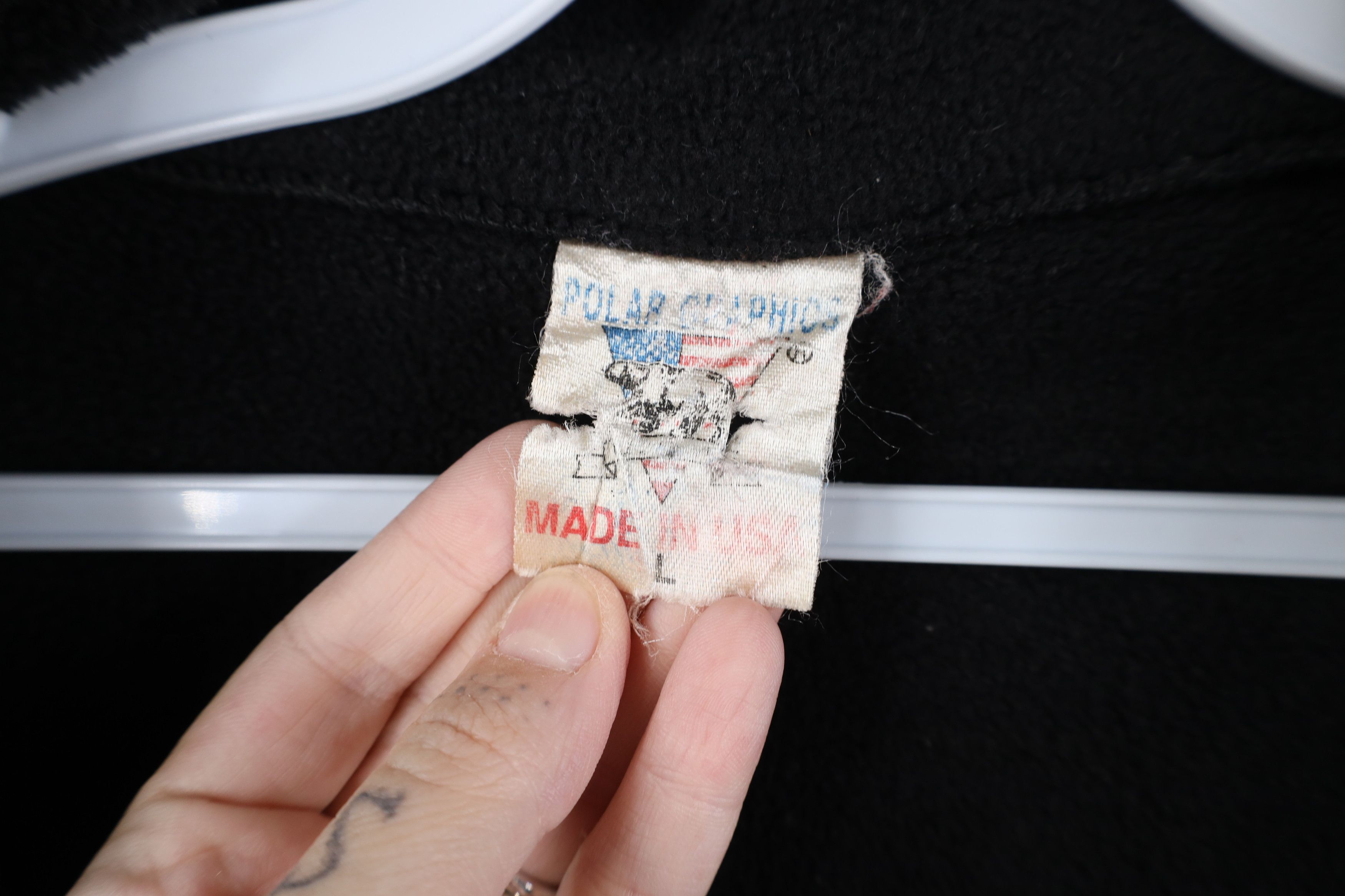 Vintage Vintage 90s Streetwear Needle Seattle Fleece Jacket USA Size L / US 10 / IT 46 - 9 Thumbnail