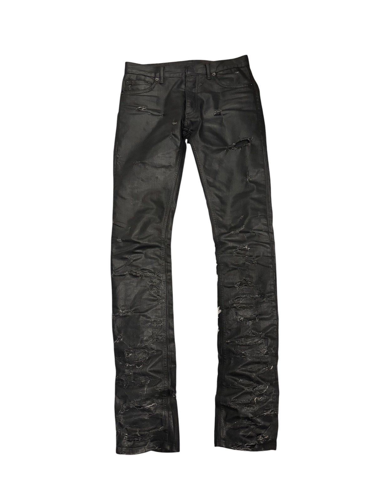 Dior Dior homme 04SS Strip Destroyed Denim Size US 28 / EU 44 - 1 Thumbnail