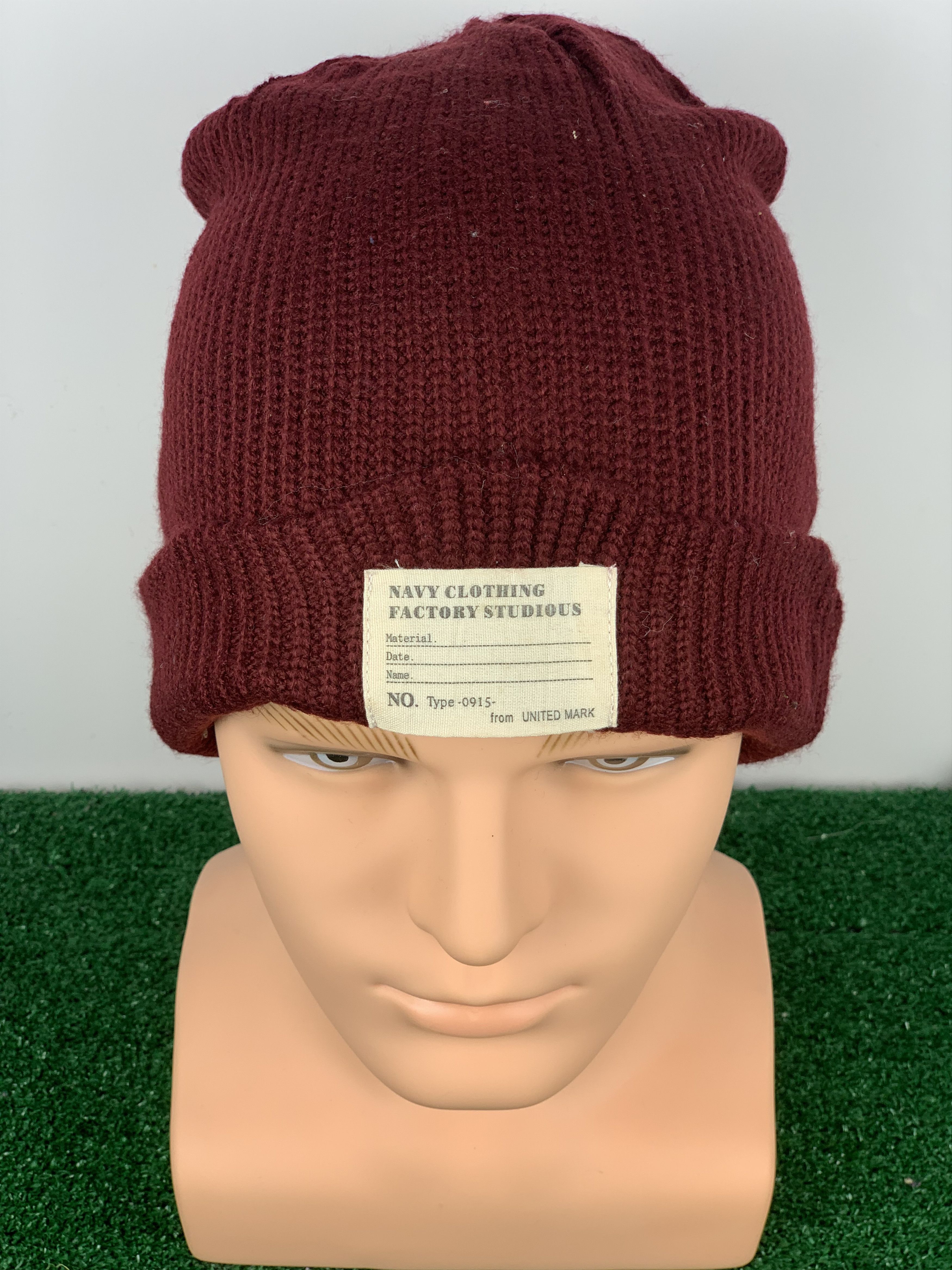 Vintage Vintage Navy Clothing Beanie Snowcap Hat BA0029 Size ONE SIZE - 4 Thumbnail