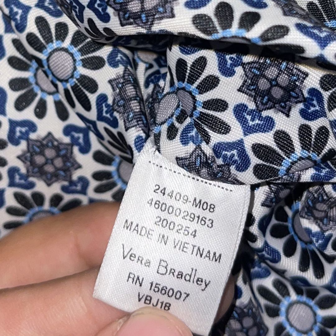 Vera Bradley Carson East West Quilted Cotton Tote Bag Medallion Boho Chic Size ONE SIZE - 6 Thumbnail