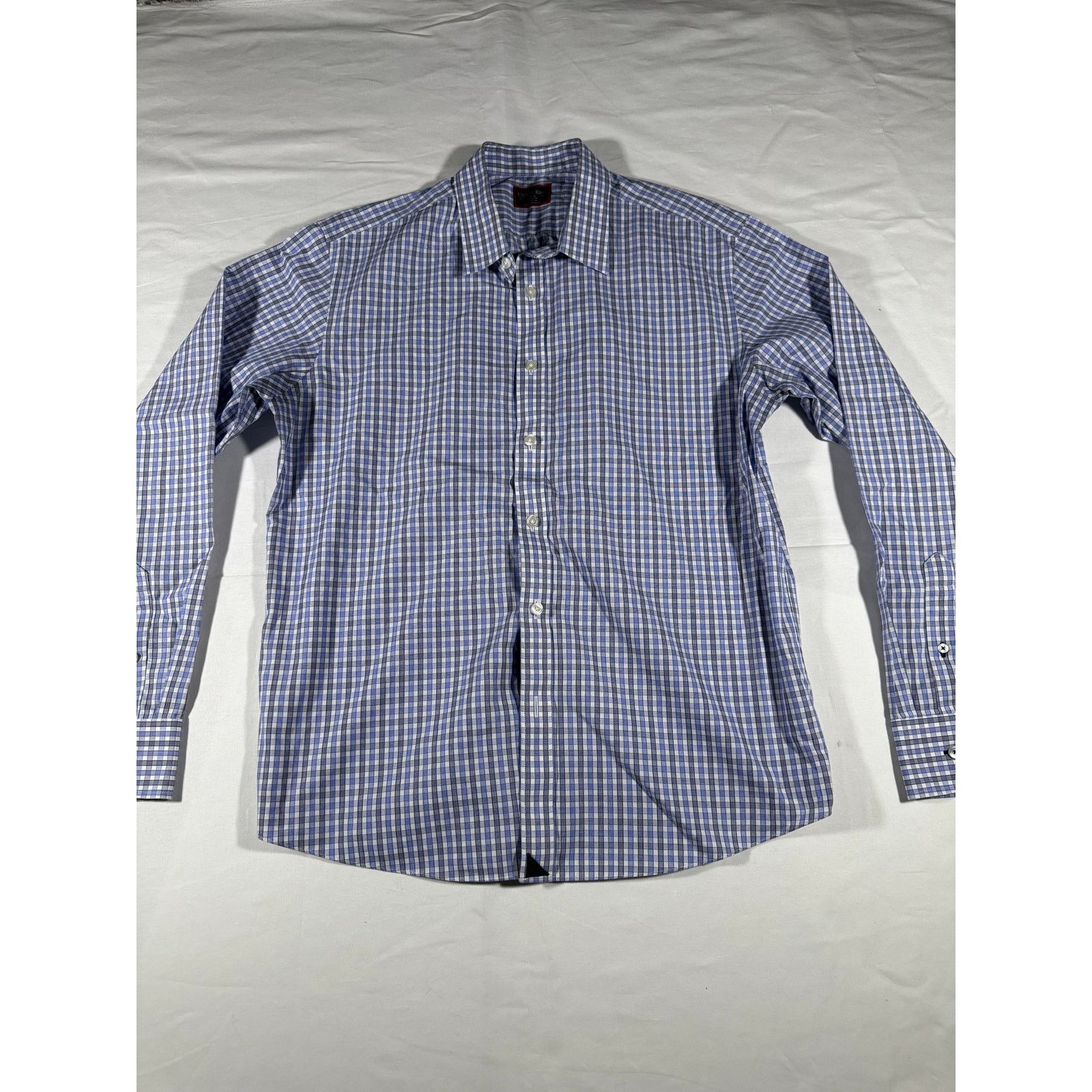 UNTUCKit UNTUCKit Men’s Shirt Large Blue Wrinkle-Free Long Sleeve Size US L / EU 52-54 / 3 - 1 Thumbnail