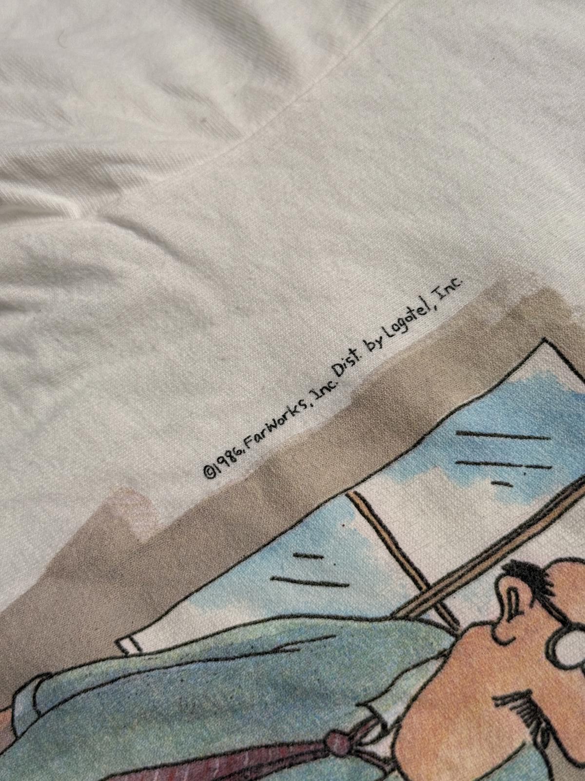Other Vintage The Farside Comic T-shirt My Brain is Full - L Size US L / EU 52-54 / 3 - 5 Thumbnail
