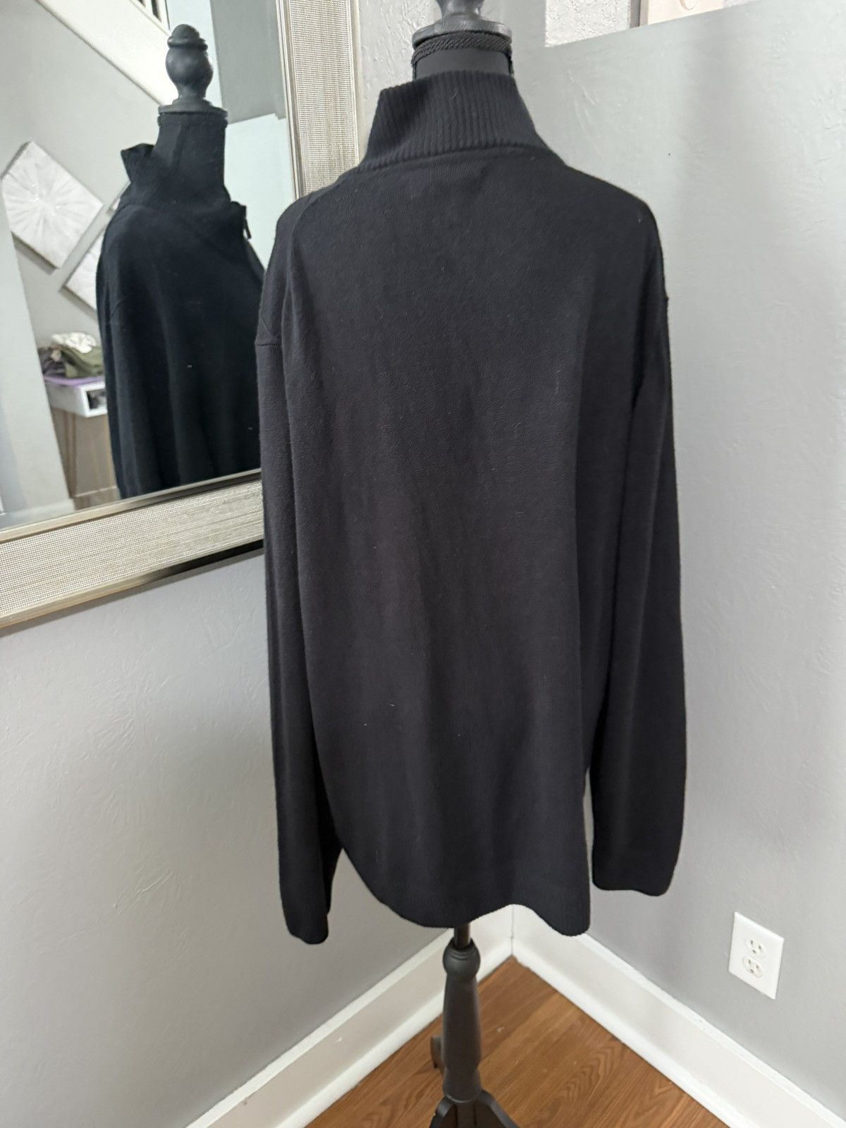Tricots St. Raphael Tricots St. Raphael 1/4 Zip Black Argyle Design Sweater XXL Size US XXL / EU 58 / 5 - 3 Thumbnail