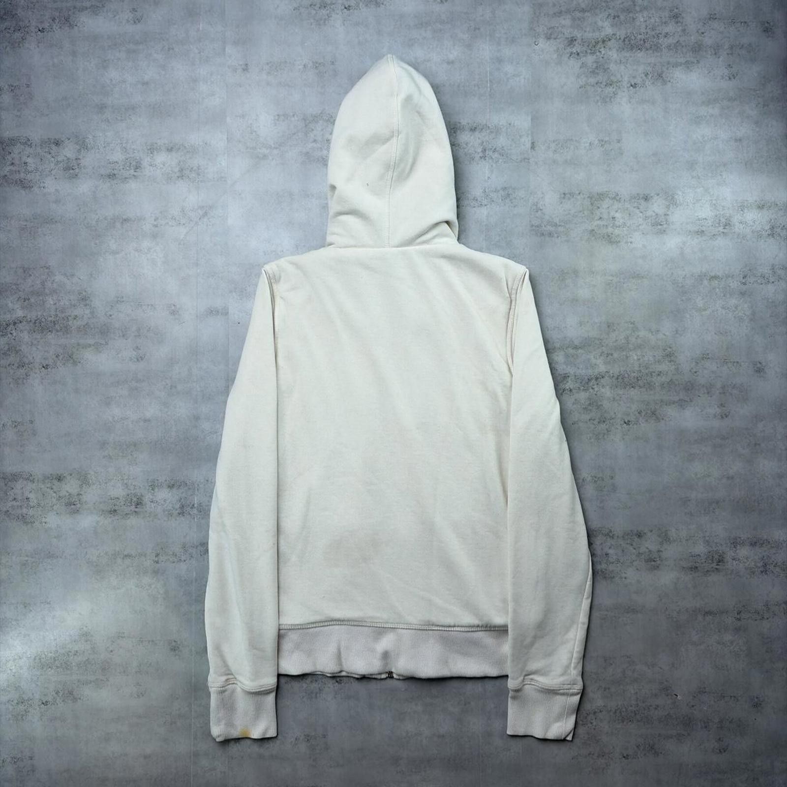 Guess Y2K White Guess Grunge Sherpa Lined Faux Fur Zip Up Hoodie Size S / US 4 / IT 40 - 7 Thumbnail