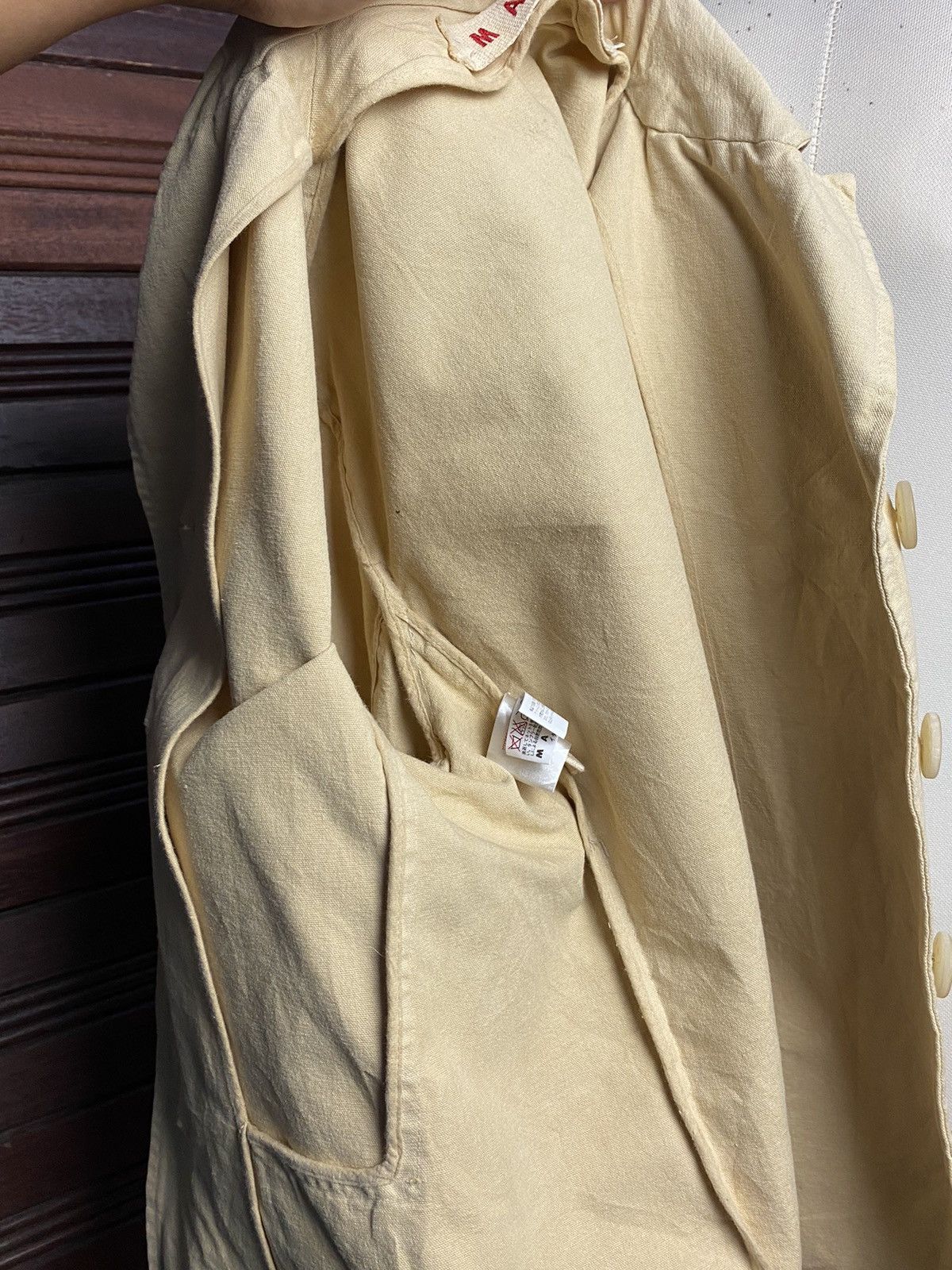 Marni Vintage MARNI Italy Chore Button Jacket Size S / US 4 / IT 40 - 9 Thumbnail