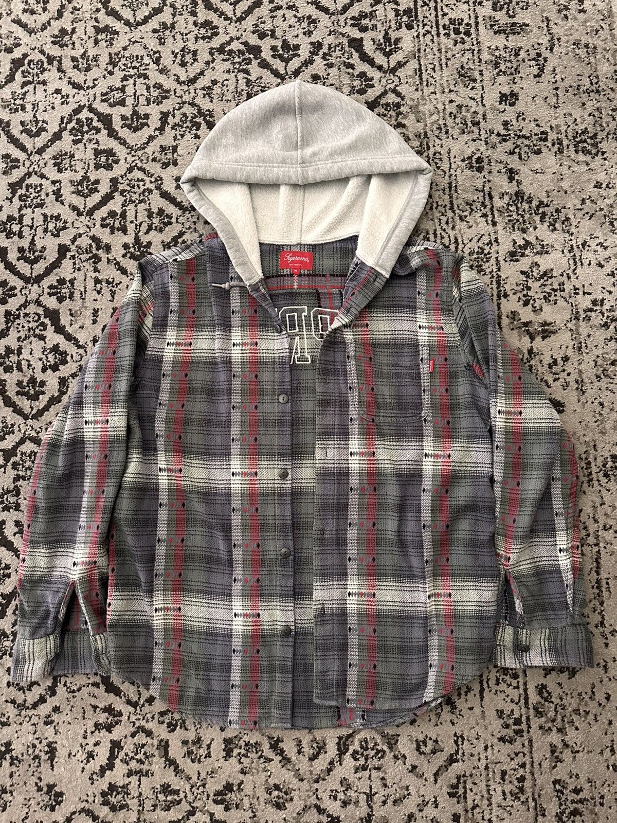 Supreme Tartan Flannel Hooded Plaid Work Shirt Supreme Supreme