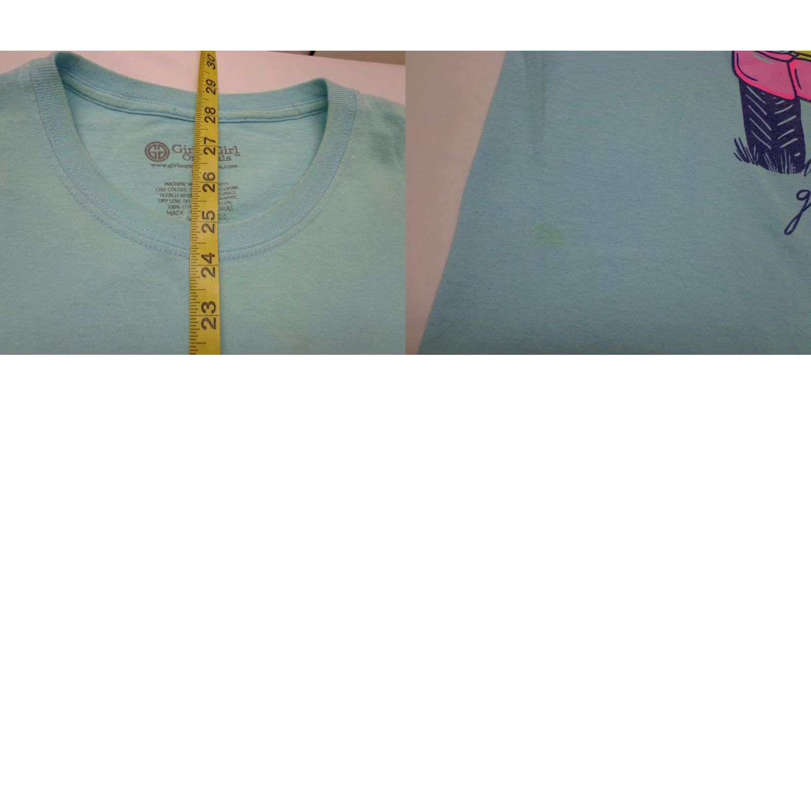 Vintage Girlie Girl Buckle Up Buttercup T Shirt Blue L Womens Shirt Girlies 90s? Size L / US 10 / IT 46 - 8 Thumbnail