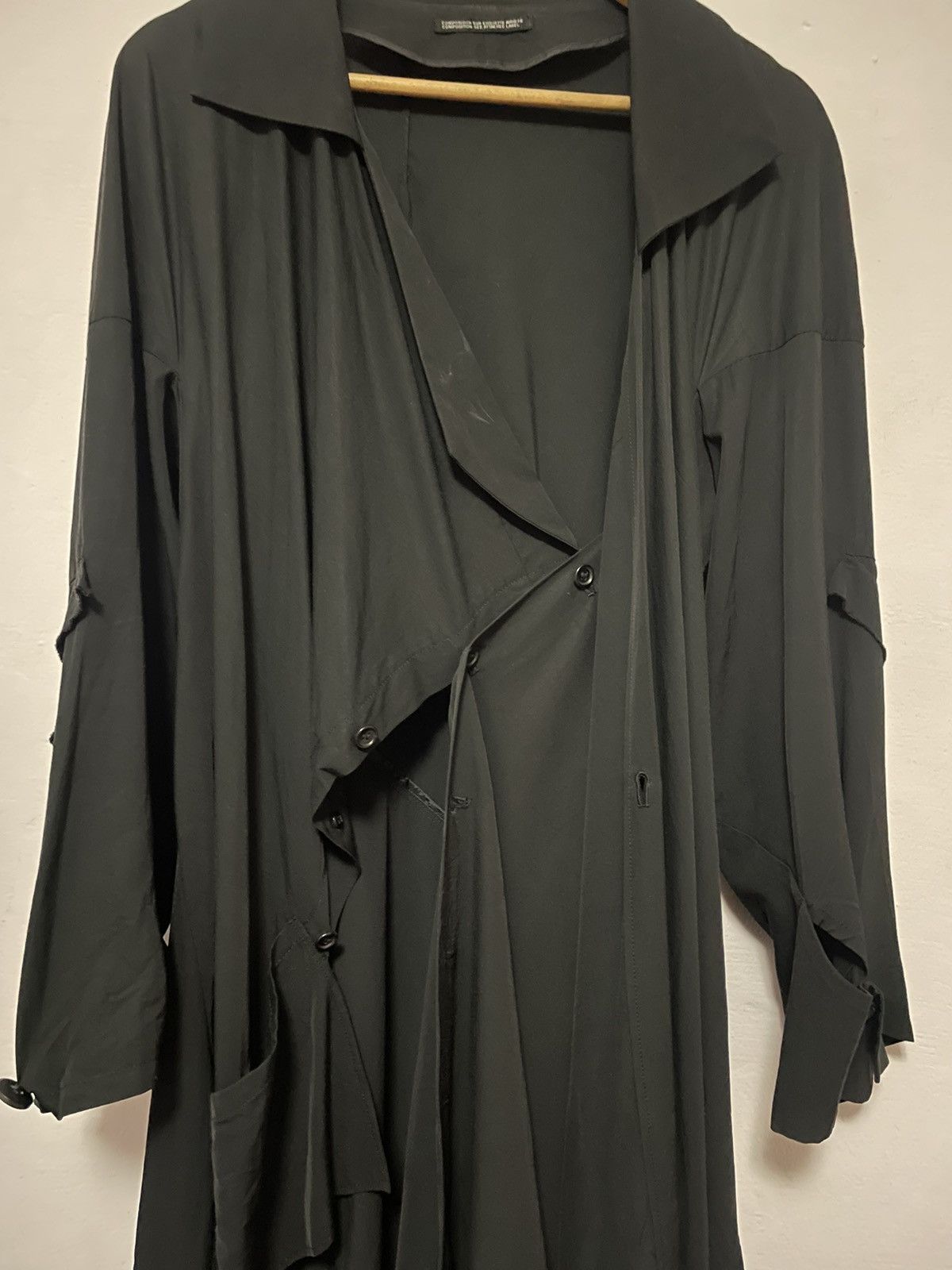 Yohji Yamamoto Yohji yamamoto fw18 asymmetrical long shirt Size US L / EU 52-54 / 3 - 2 Thumbnail