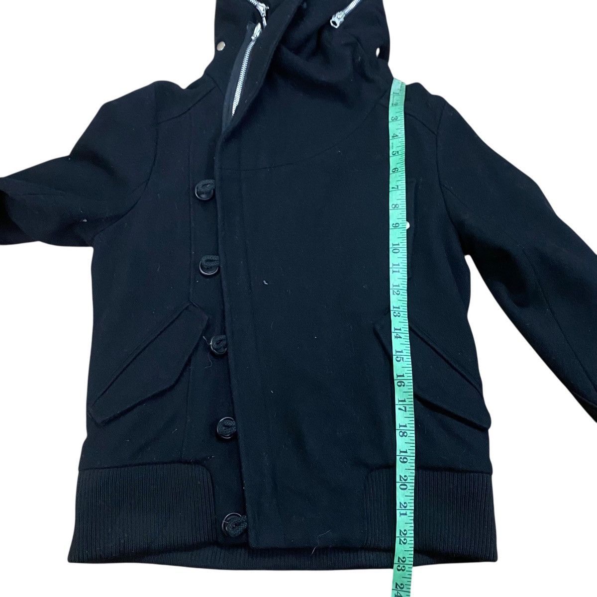 Japanese Brand The Twelve Harajuku Gothic Hoodie Wool Zipper Button Jacket Size L / US 10 / IT 46 - 14 Thumbnail