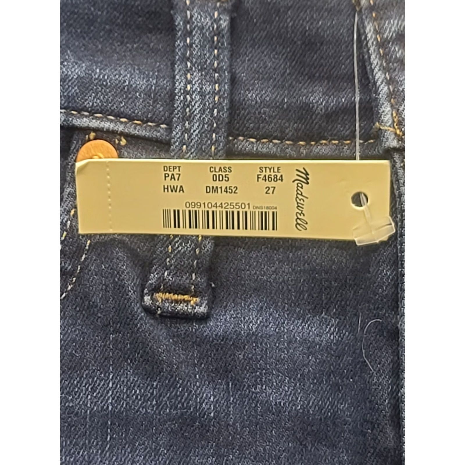 Madewell Madewell Jeans Womens 27x29 Skinny High Rise Ankle Pockets Denim Blue 27 Slim Regular Womens Sounds Size 27" / US 4 / IT 40 - 2 Thumbnail