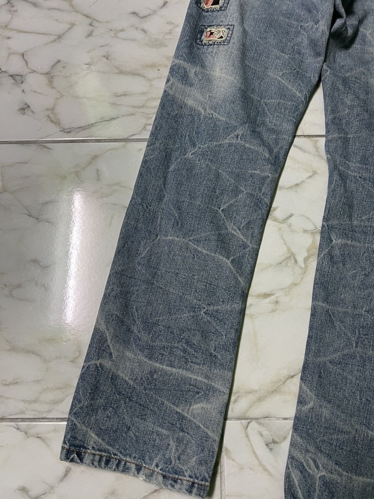 If Six Was Nine × Japanese Brand VINTAGE 90’S STYLE ART JAPAN DISTRESS JEAN Size US 31 - 16 Thumbnail