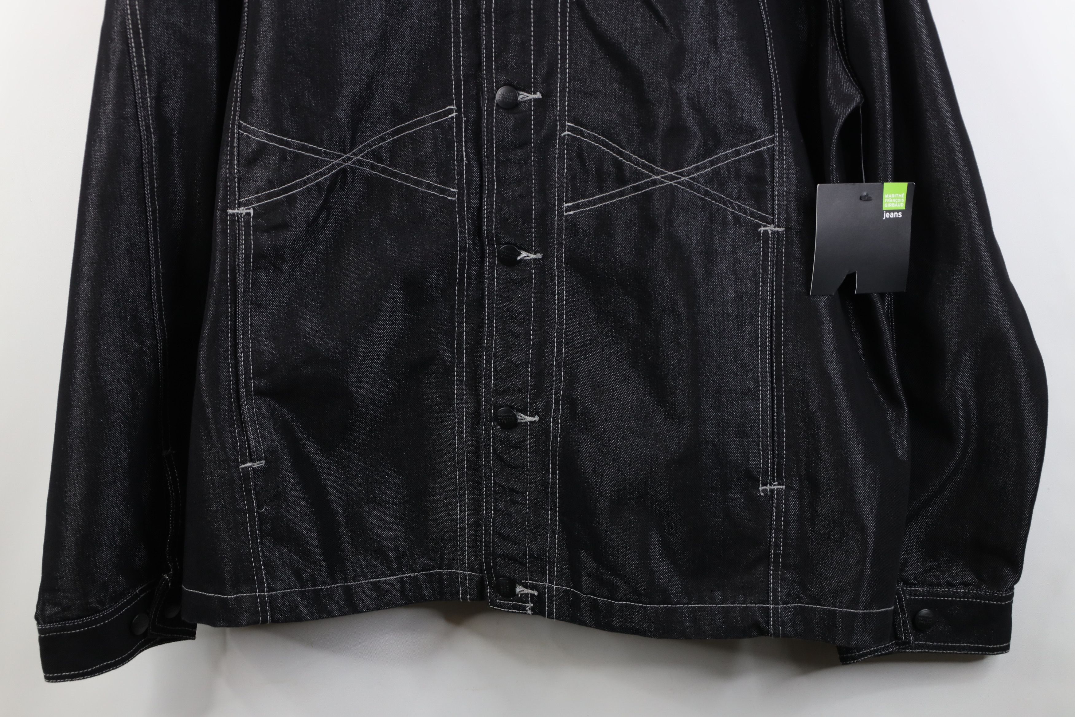 Marithe + Francois Girbaud Deadstock Vintage 90s Marithe Francois Girbaud Denim Jacket Size US XL / EU 56 / 4 - 3 Thumbnail